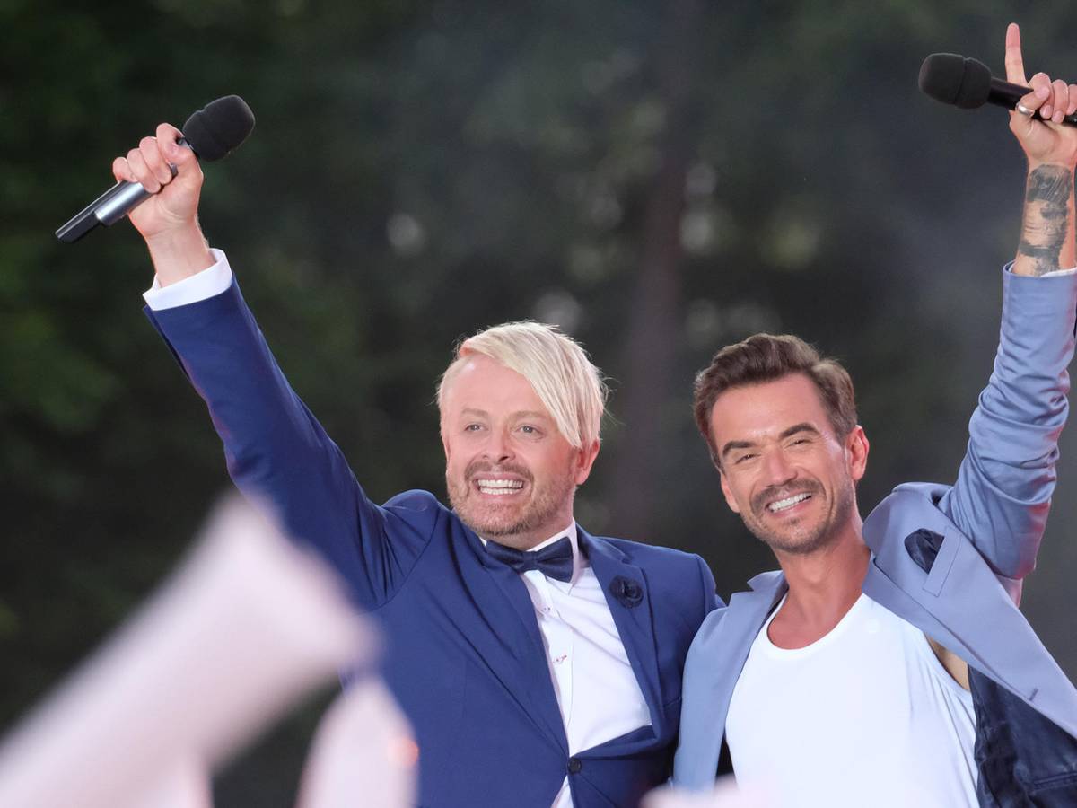 Schlagersänger Ross Antony (l.) und Florian Silbereisen