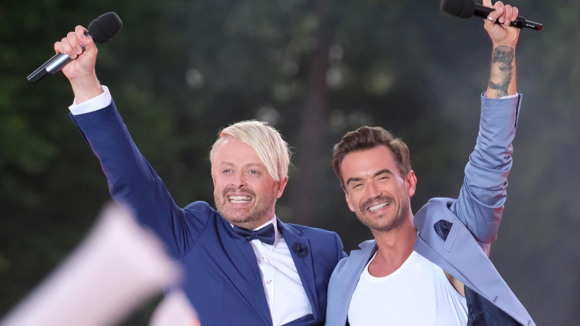 Schlagersänger Ross Antony (l.) und Florian Silbereisen