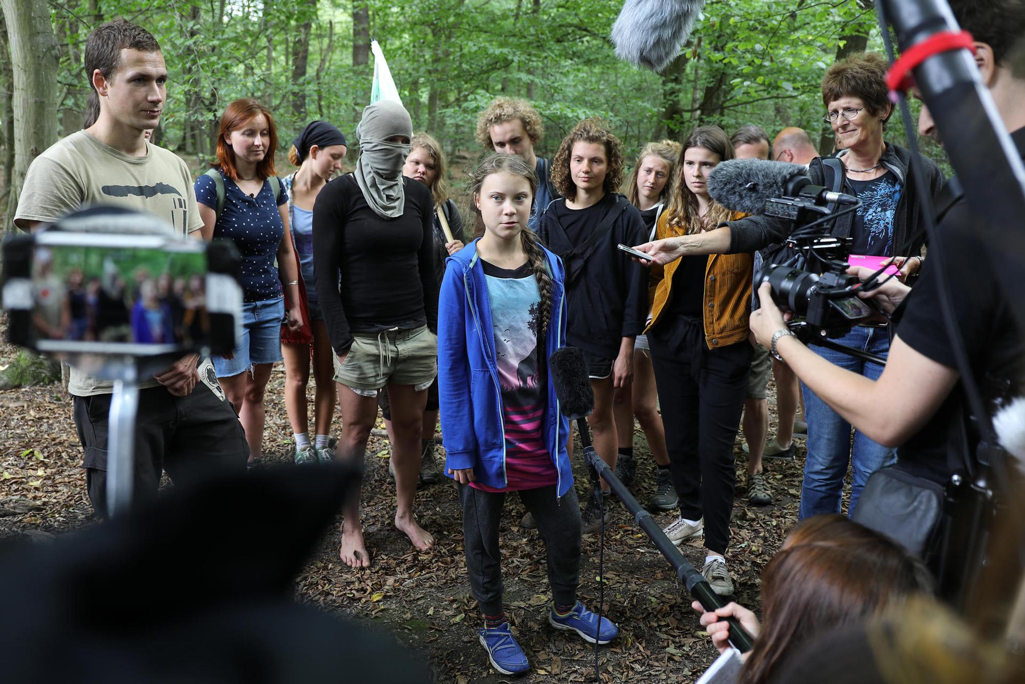 greta thunberg hambacher forst