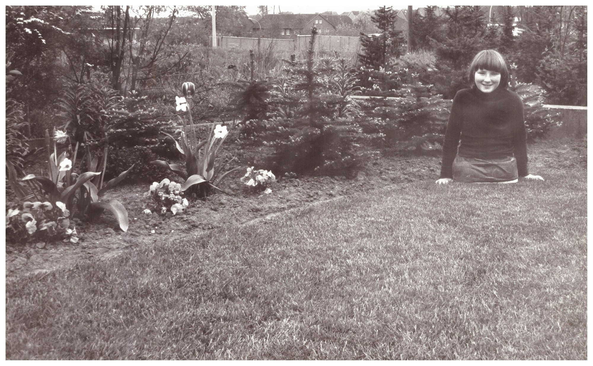 Silke Naun-Bates als Kind ohne Beine