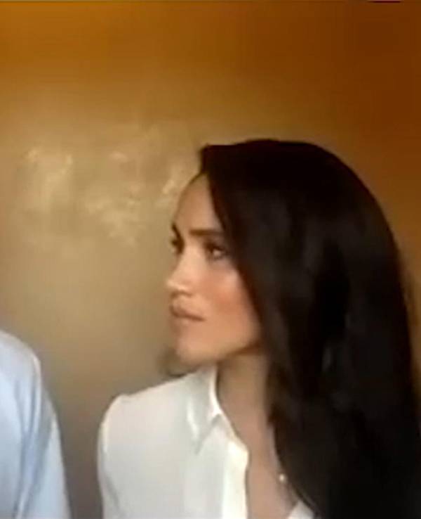 Prinz Harry und Herzogin Meghan bei einer Videokonferenz