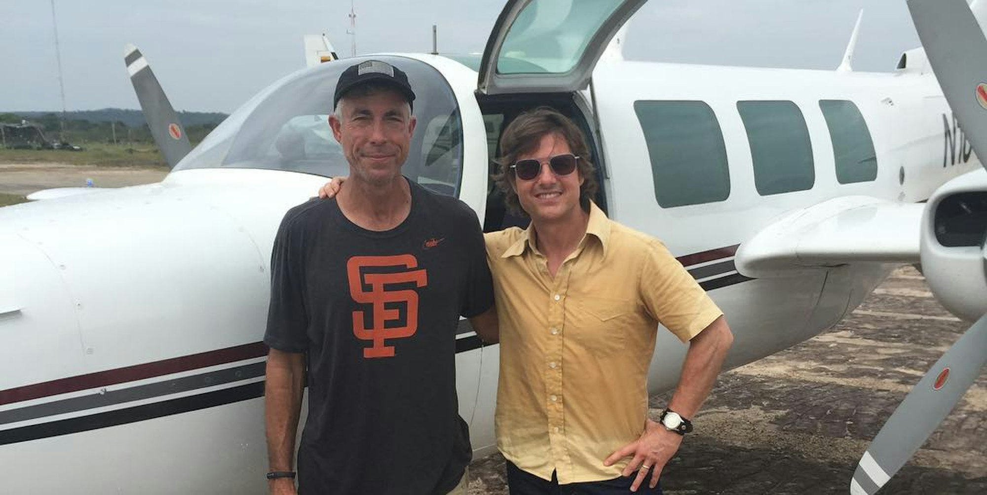 Alan Purwin und Tom Cruise
