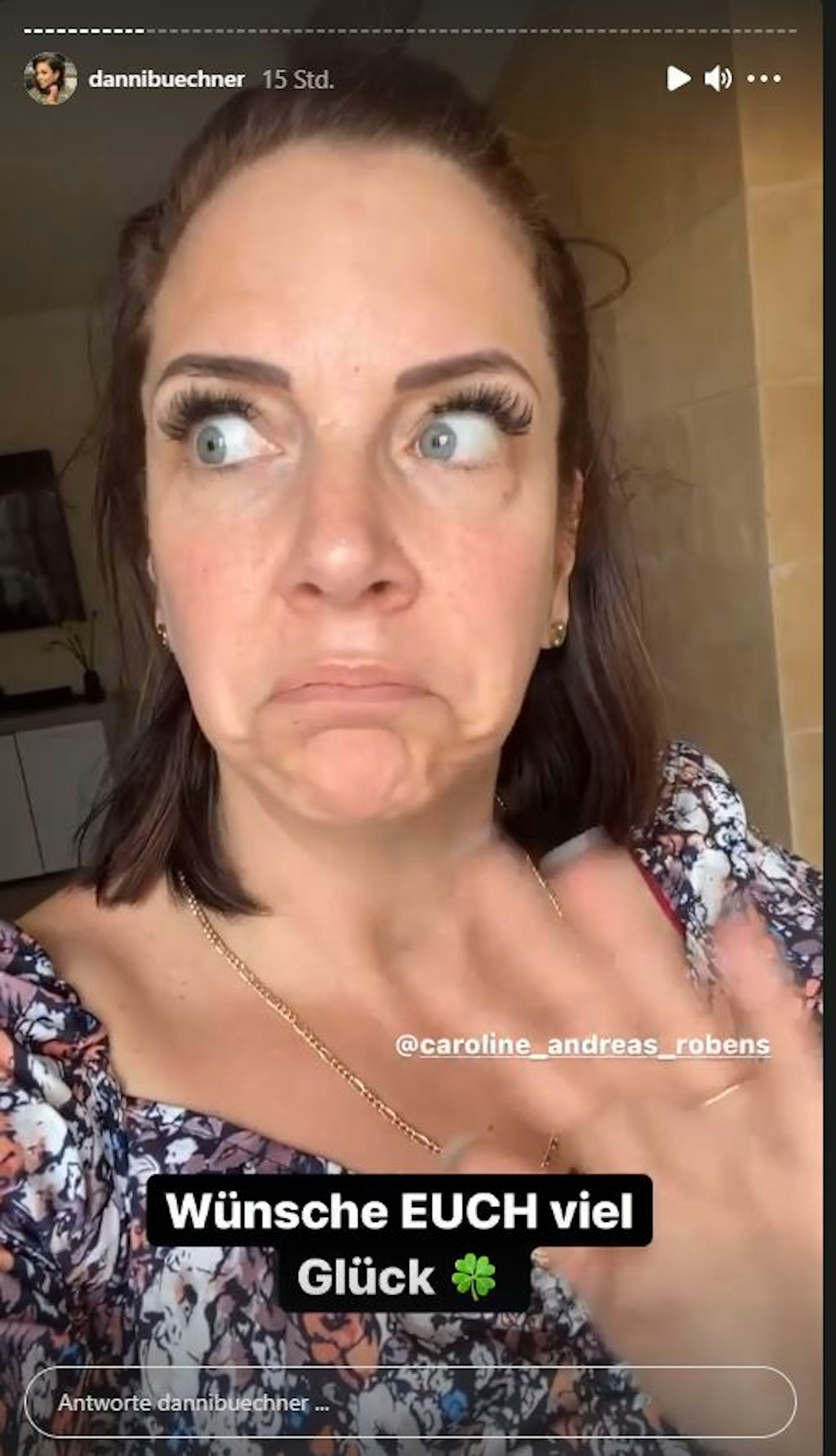 Danni Bücher ist überrascht