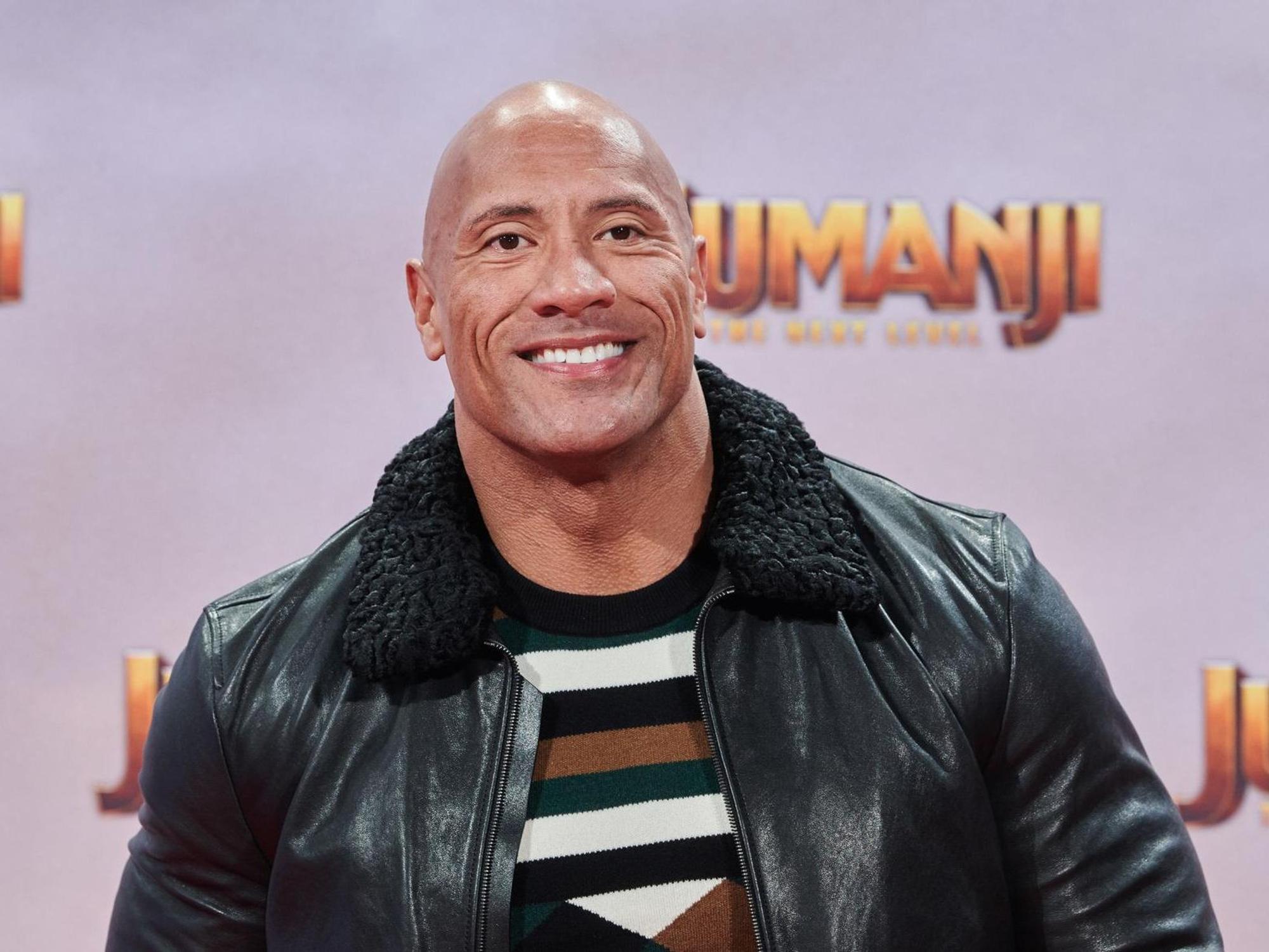 Schauspieler Dwayne Johnson hat plötzlich einen Doppelgänger.