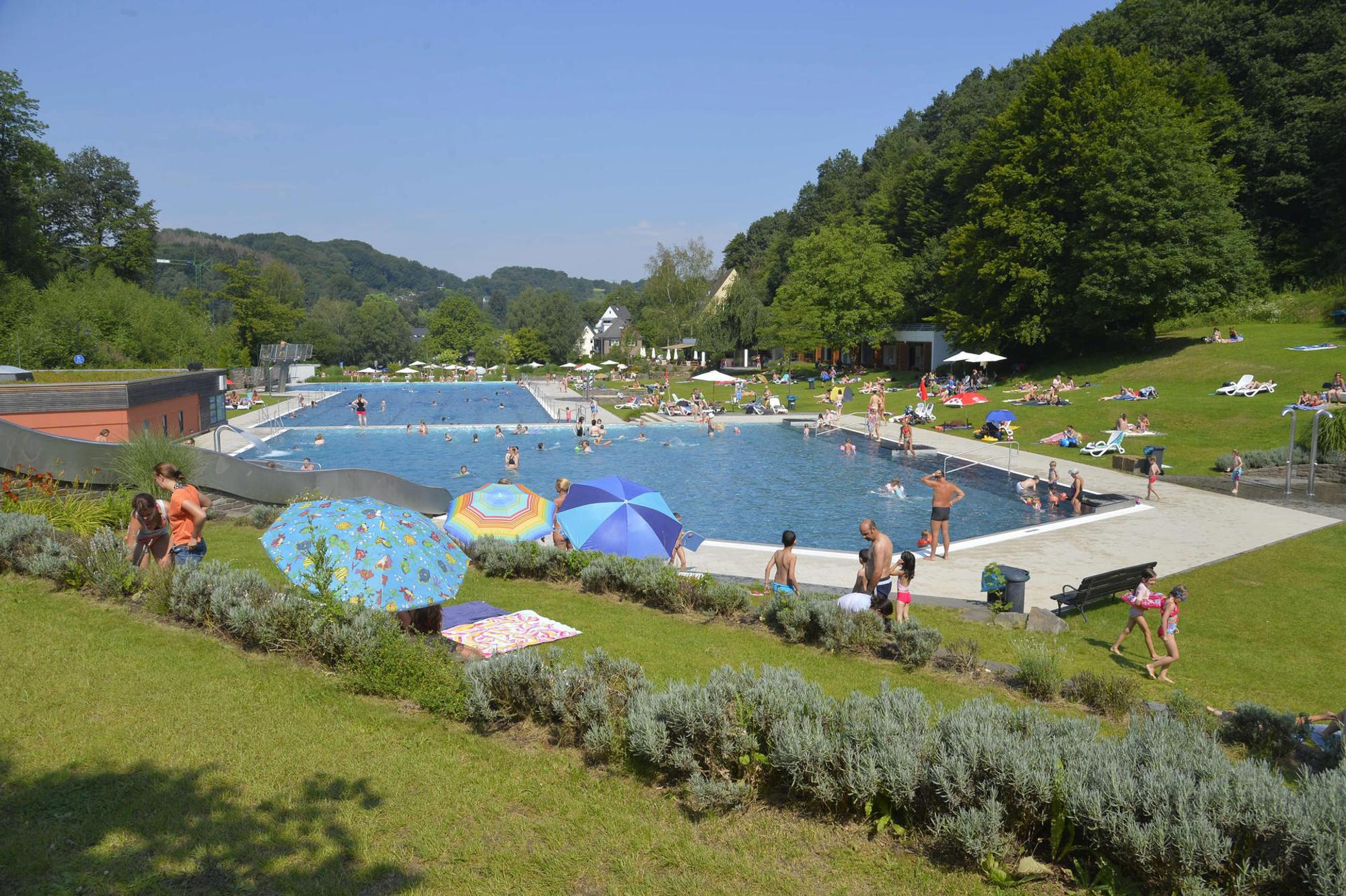 Das idyllische Freibad in Hoffnungsthal