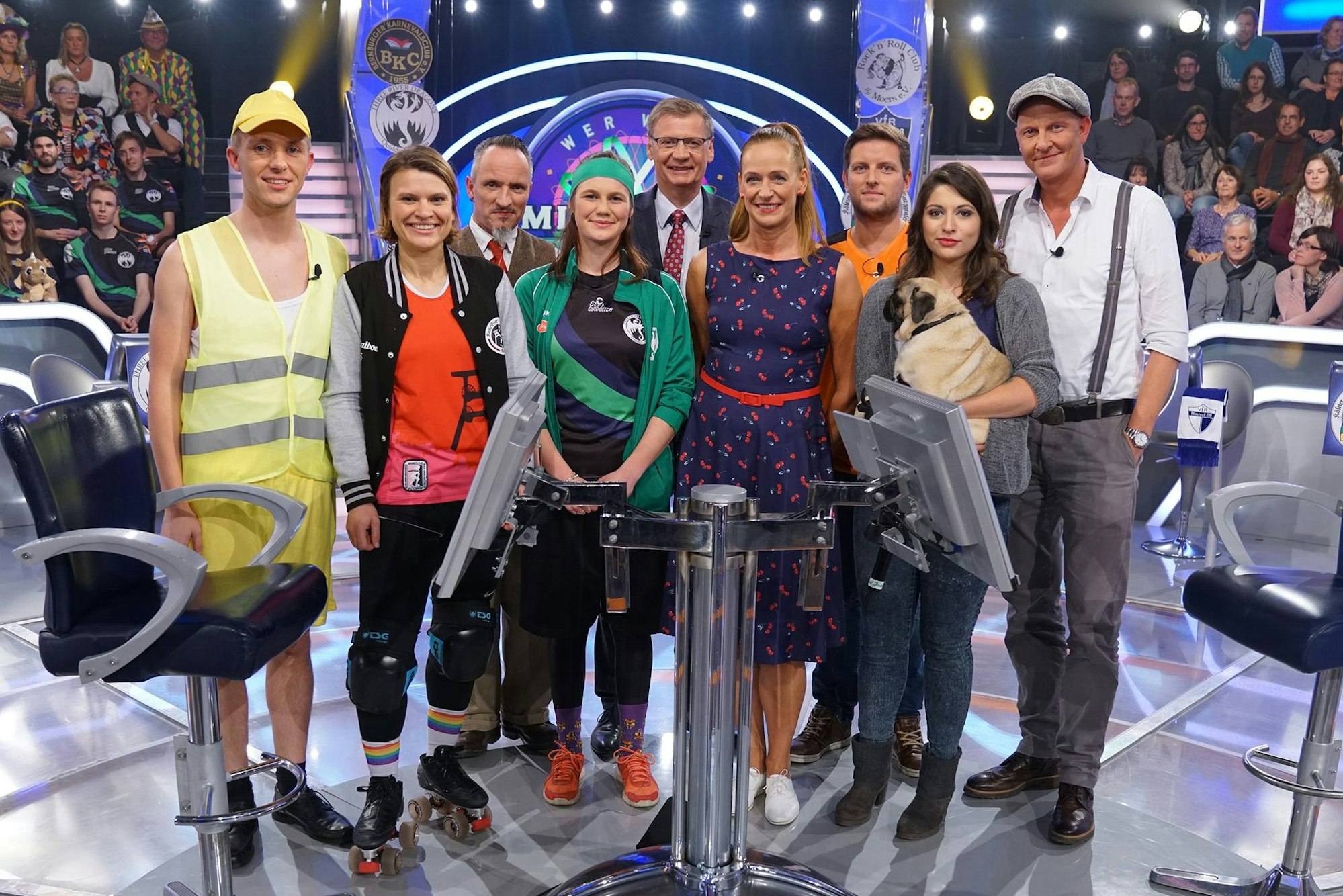 Wer wird Millionär Günther Jauch Vereinsspecial Gruppe