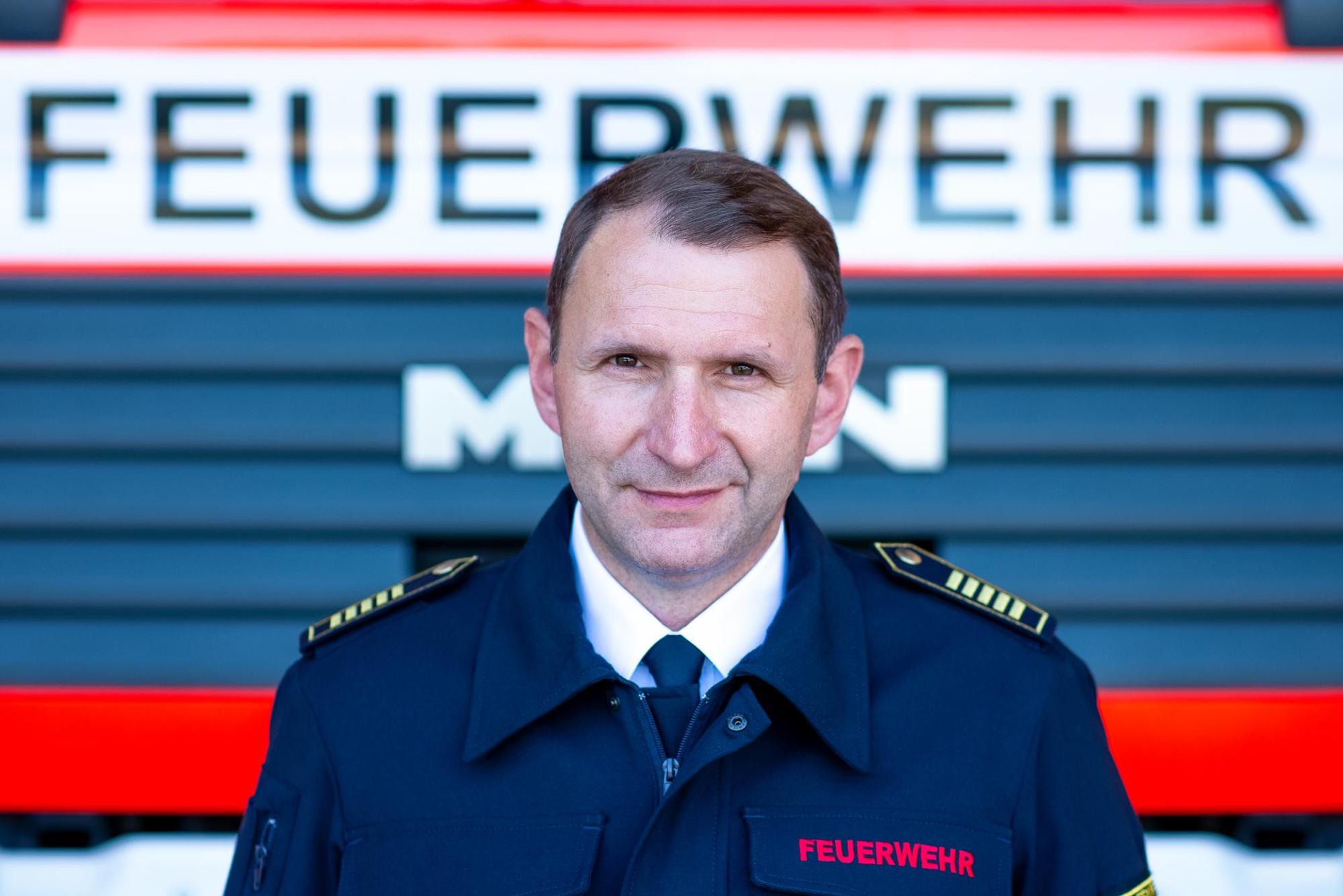 Feuerwehrchef Christian Miller