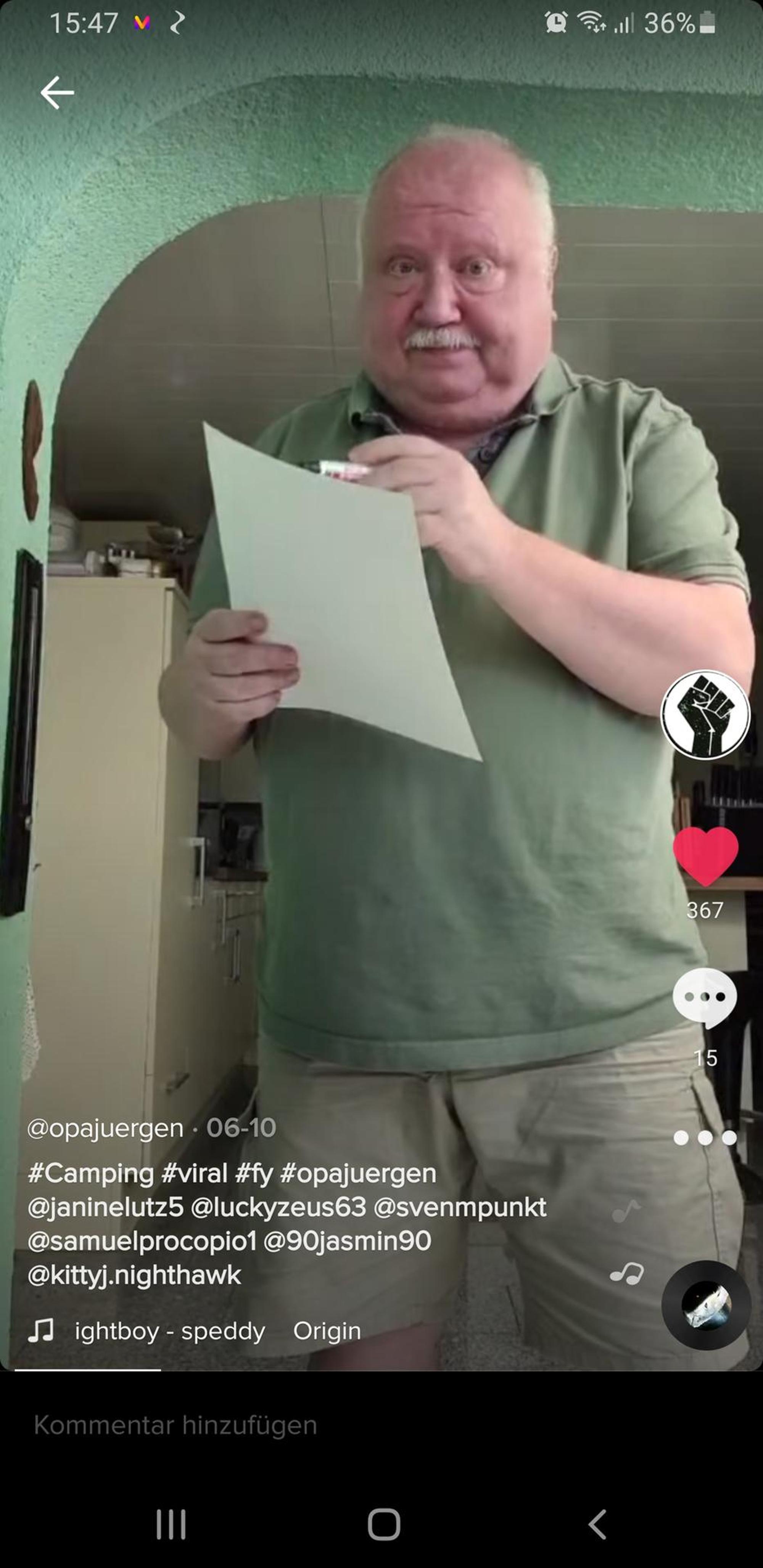 TikTok-Opa