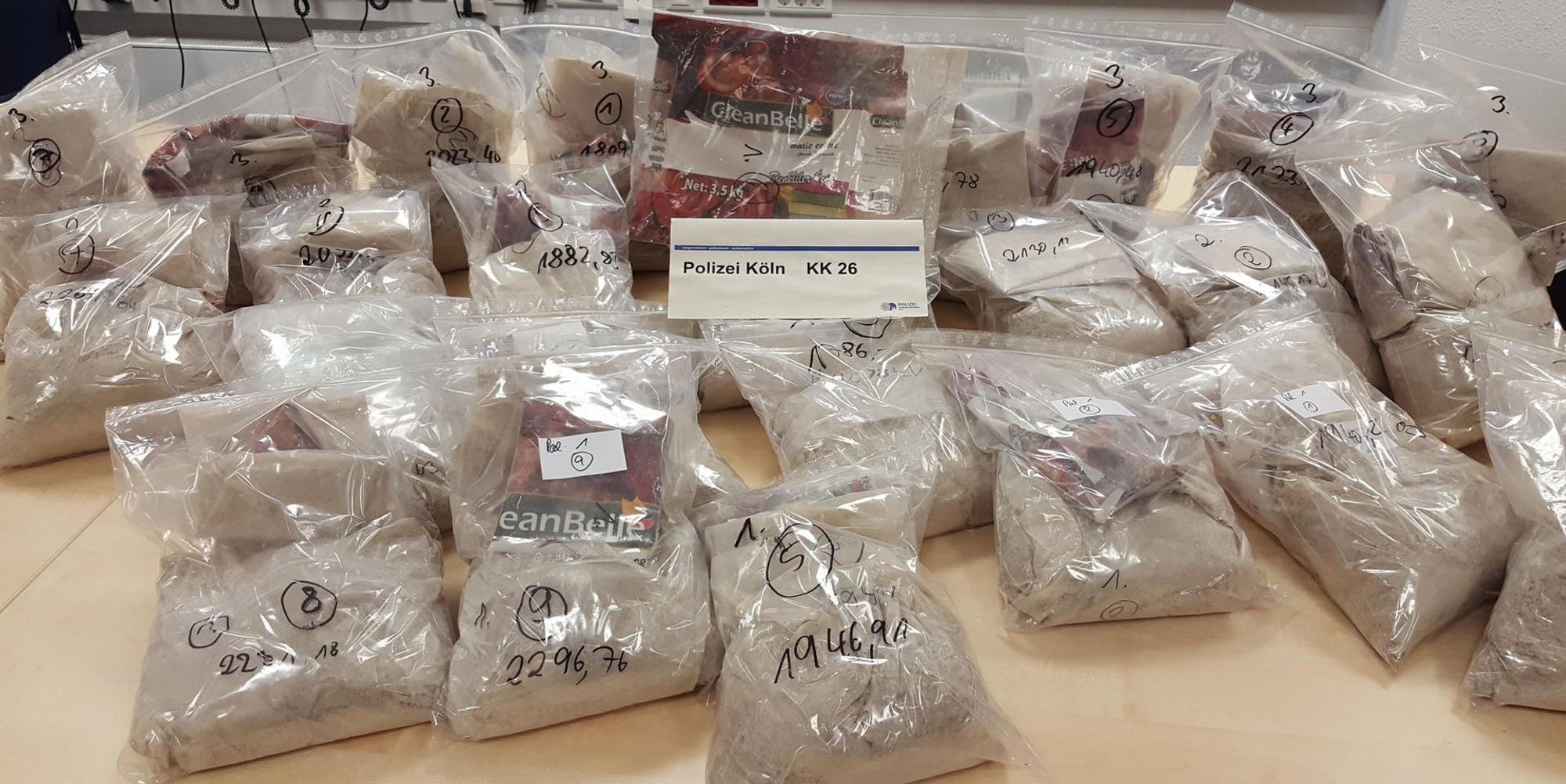 Drogenfund Heroin Kölner Polizei 170908