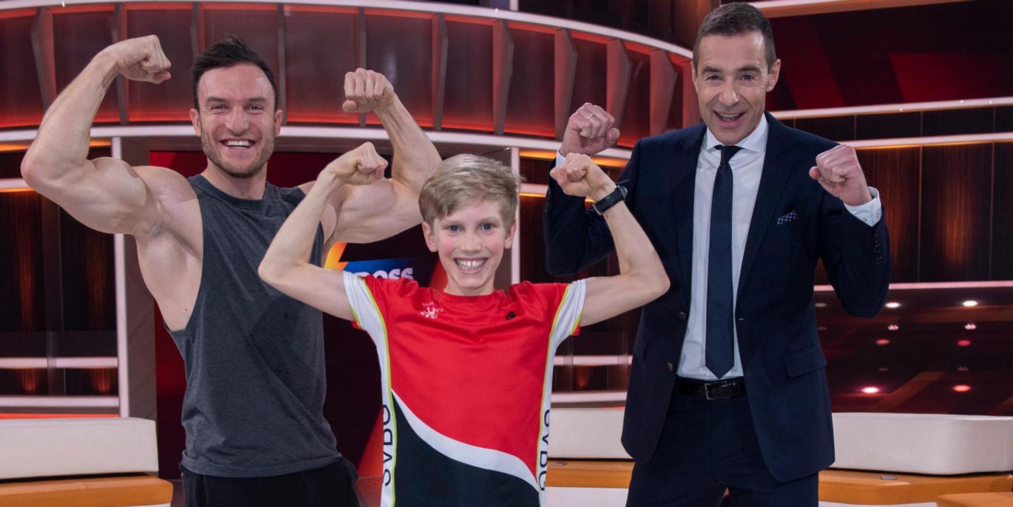 Felix Stieffenhofer will in Kai Pflaumes Ard-Show Fitness-Influencer Sascha Huber schlagen