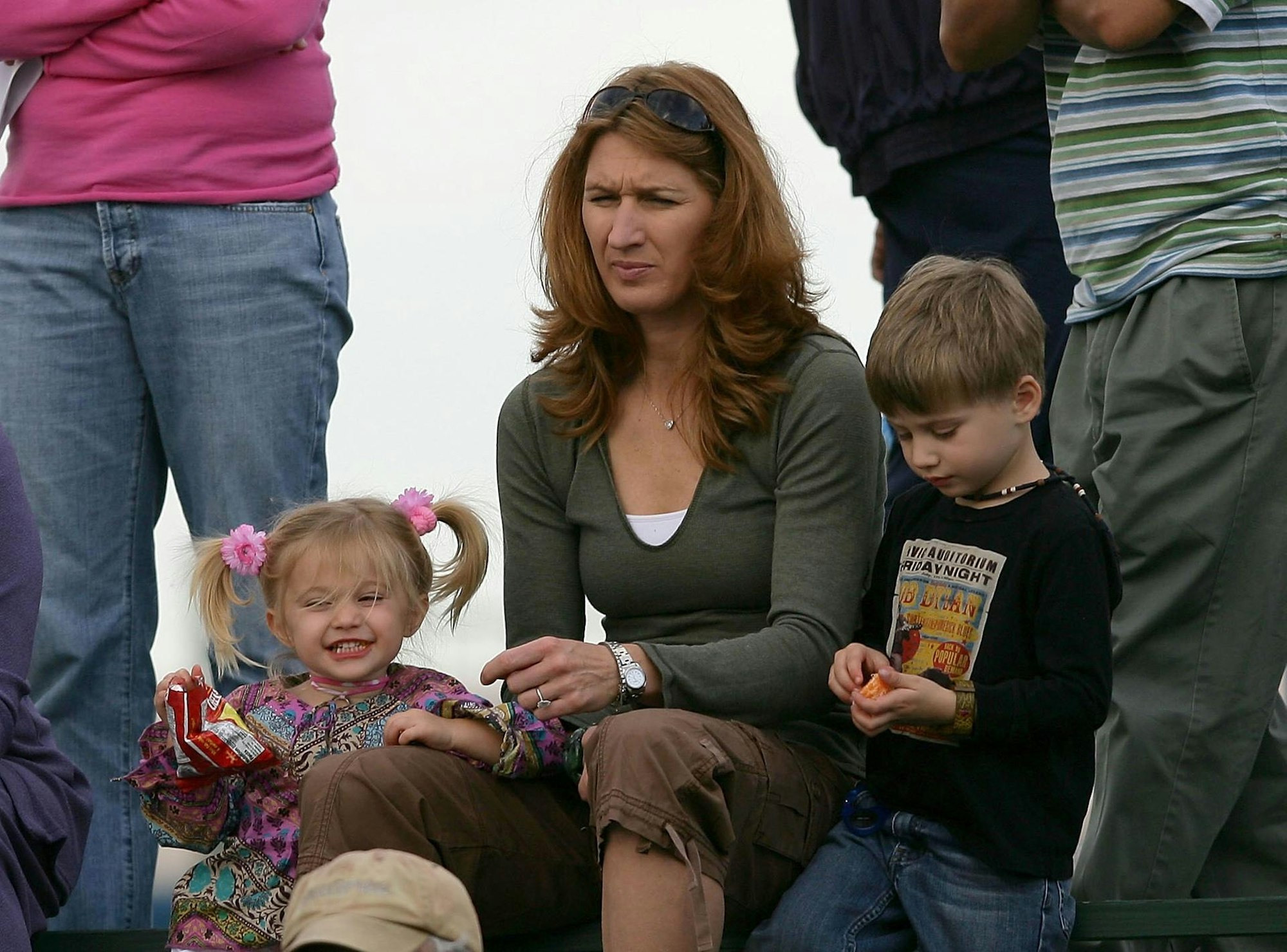 Steffi Graf mit Kindern