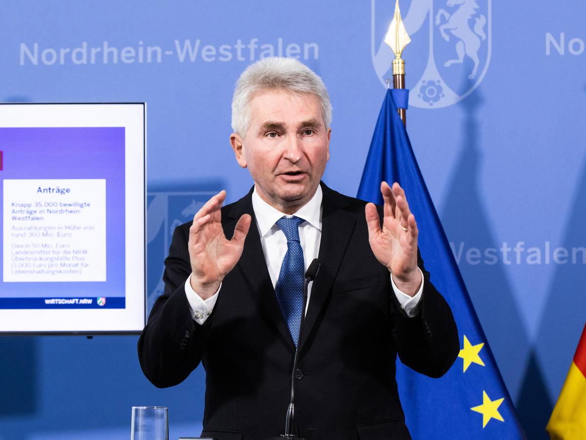 Andreas Pinkwart, Wirtschaftsminister von NRW, in Düsseldorf