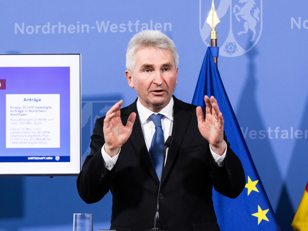 Andreas Pinkwart, Wirtschaftsminister von NRW, in Düsseldorf