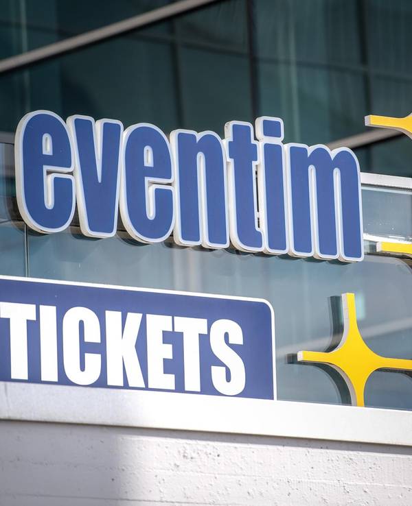 Das Logo des Ticketverkäufers Eventim.