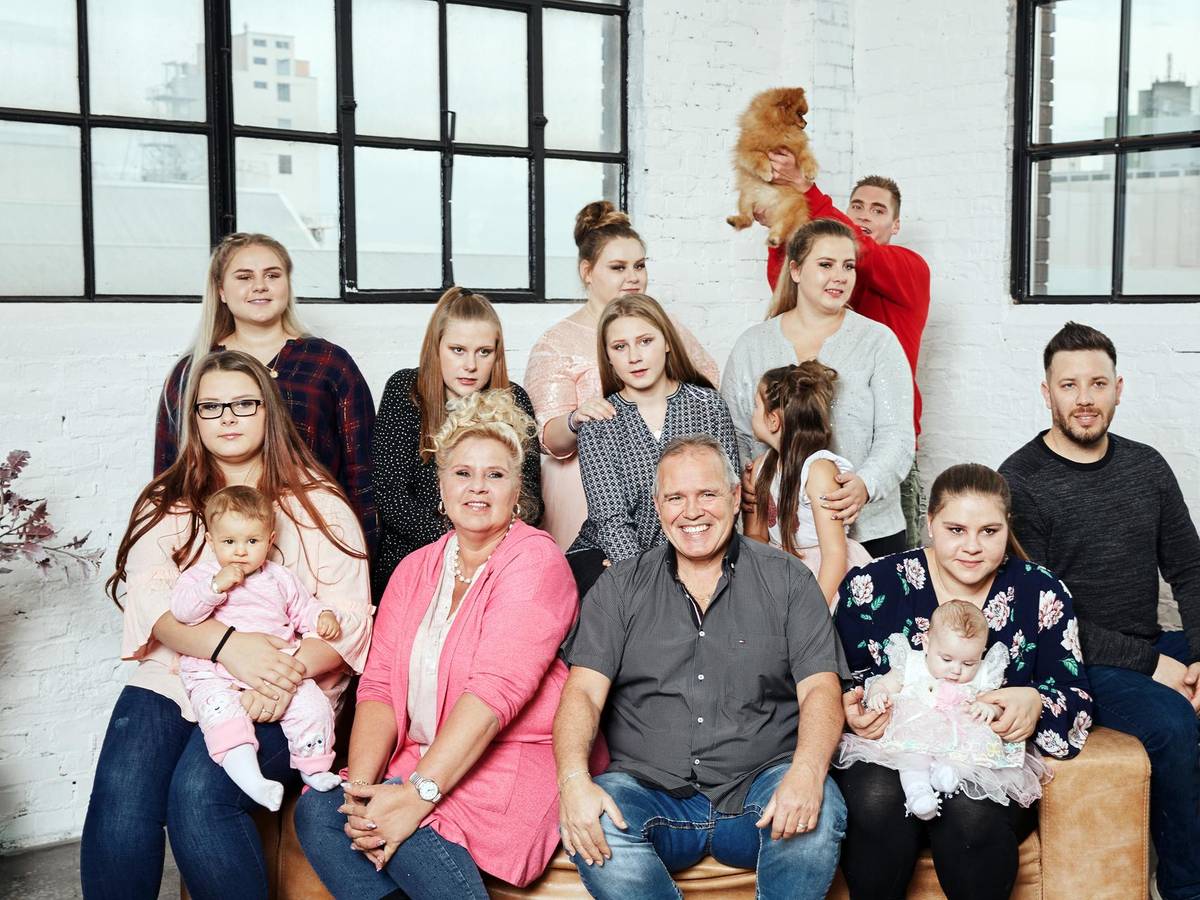 Ein undatiertes Familienfoto der Großfamilie Wollny.