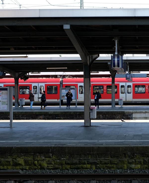 Der Bahnhof Köln Mülheim.