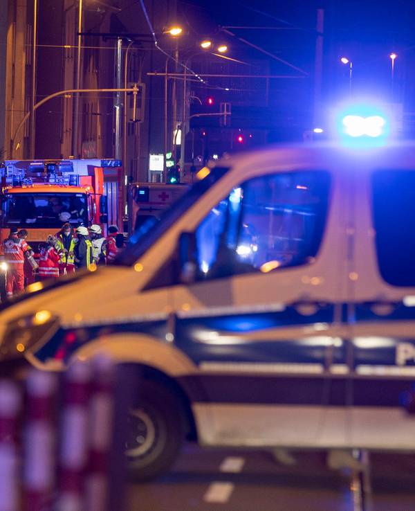polizeieinsatz nacht