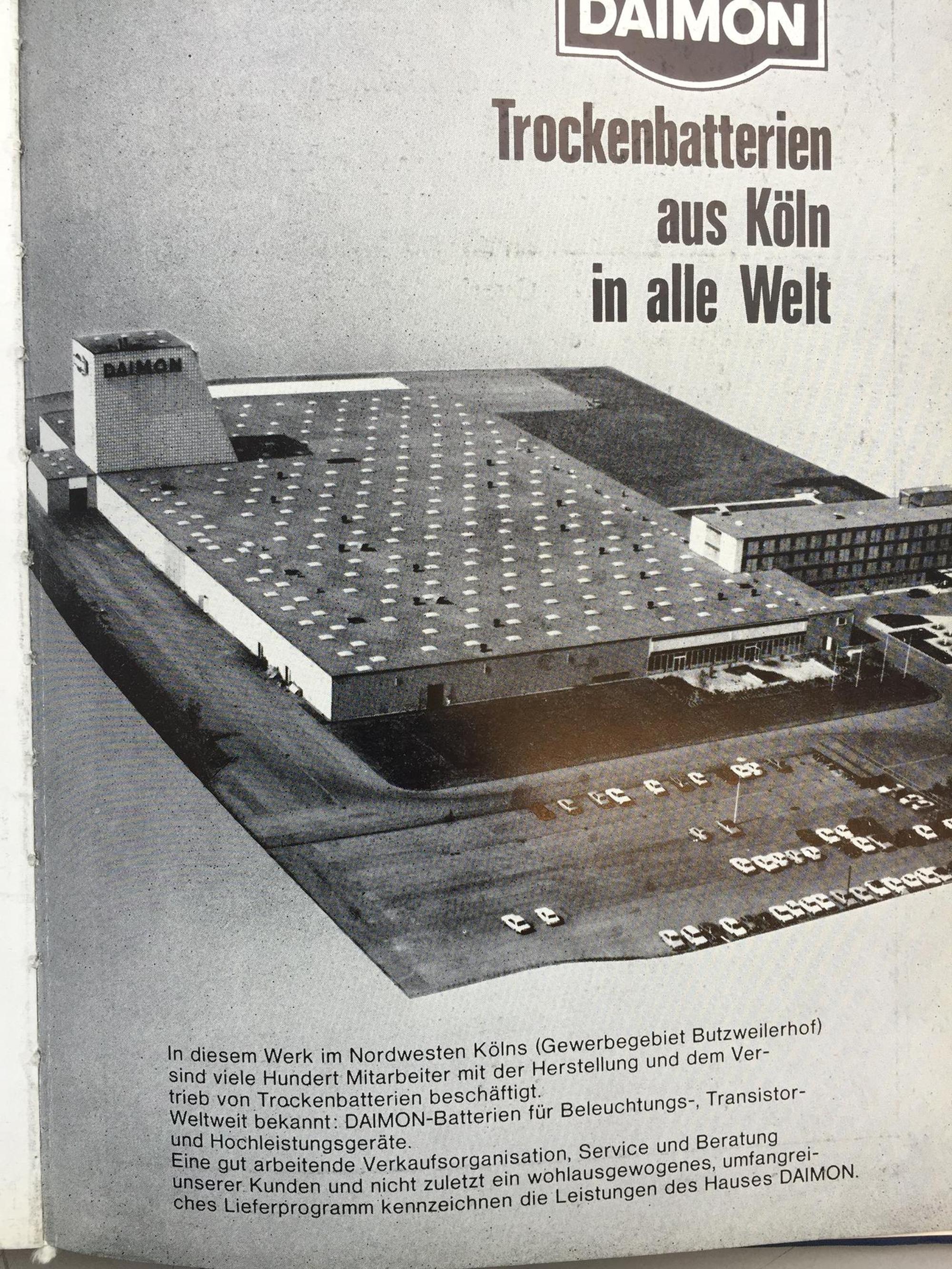 Das ehemalige Daimonwerk in Köln-Ossendorf
