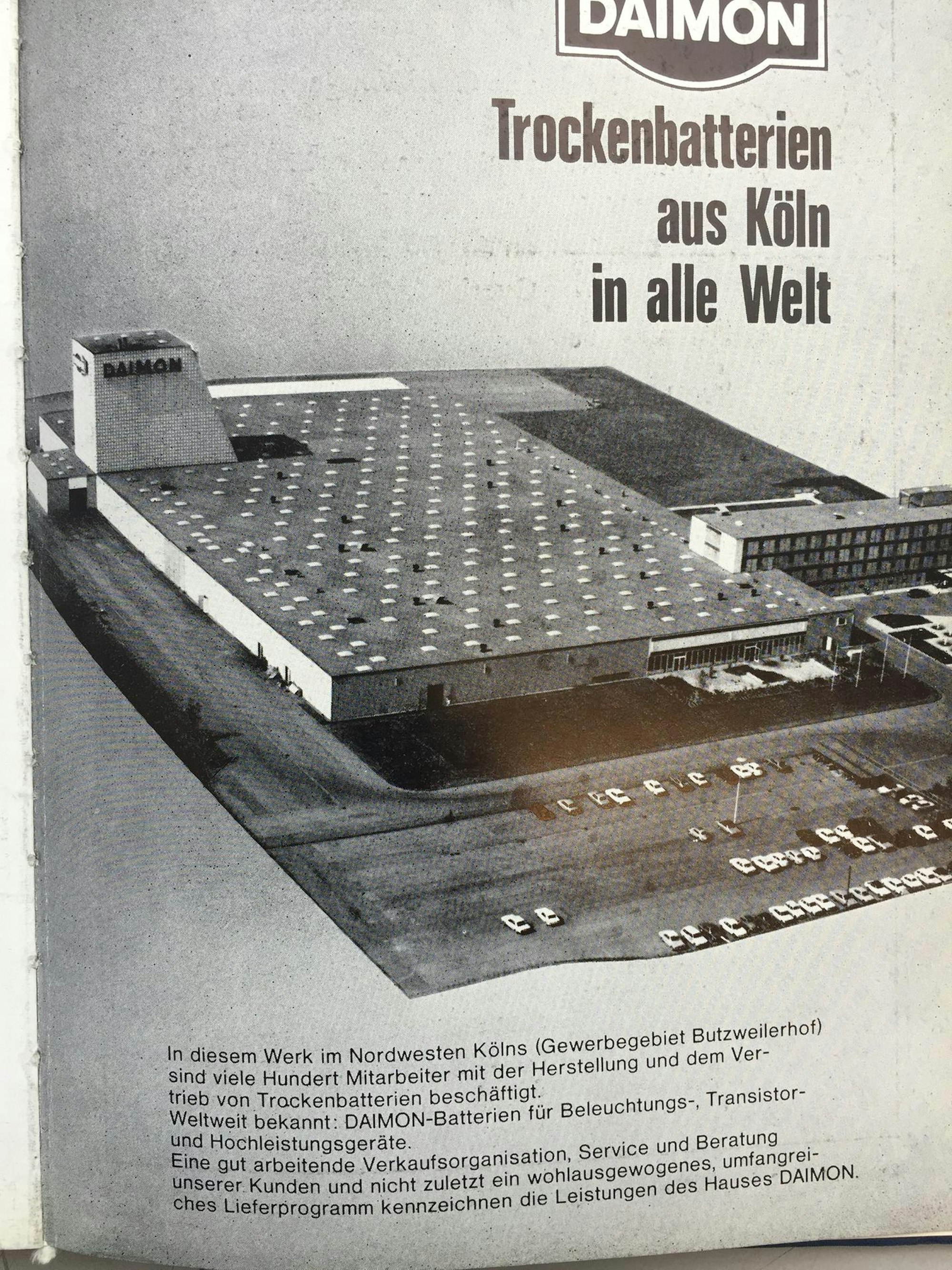 Das ehemalige Daimonwerk in Köln-Ossendorf