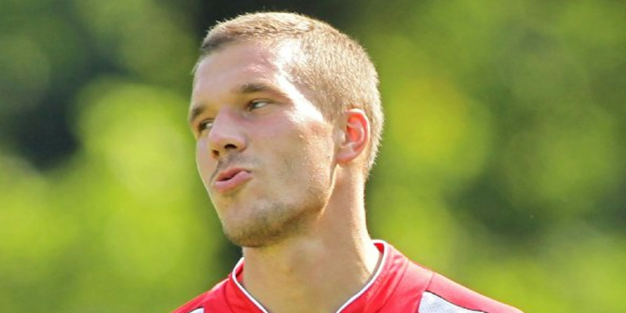 Lukas Podolski im Trikot des 1. FC Köln.