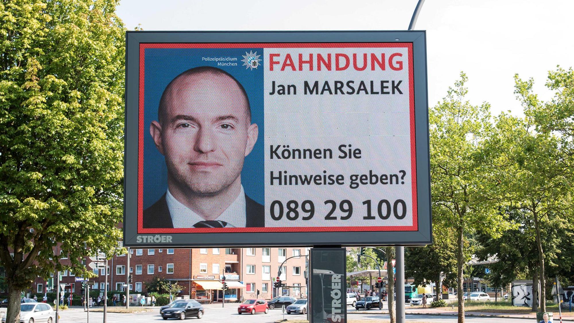 Ein Fahndungsaufruf nach Jan Marsalek.