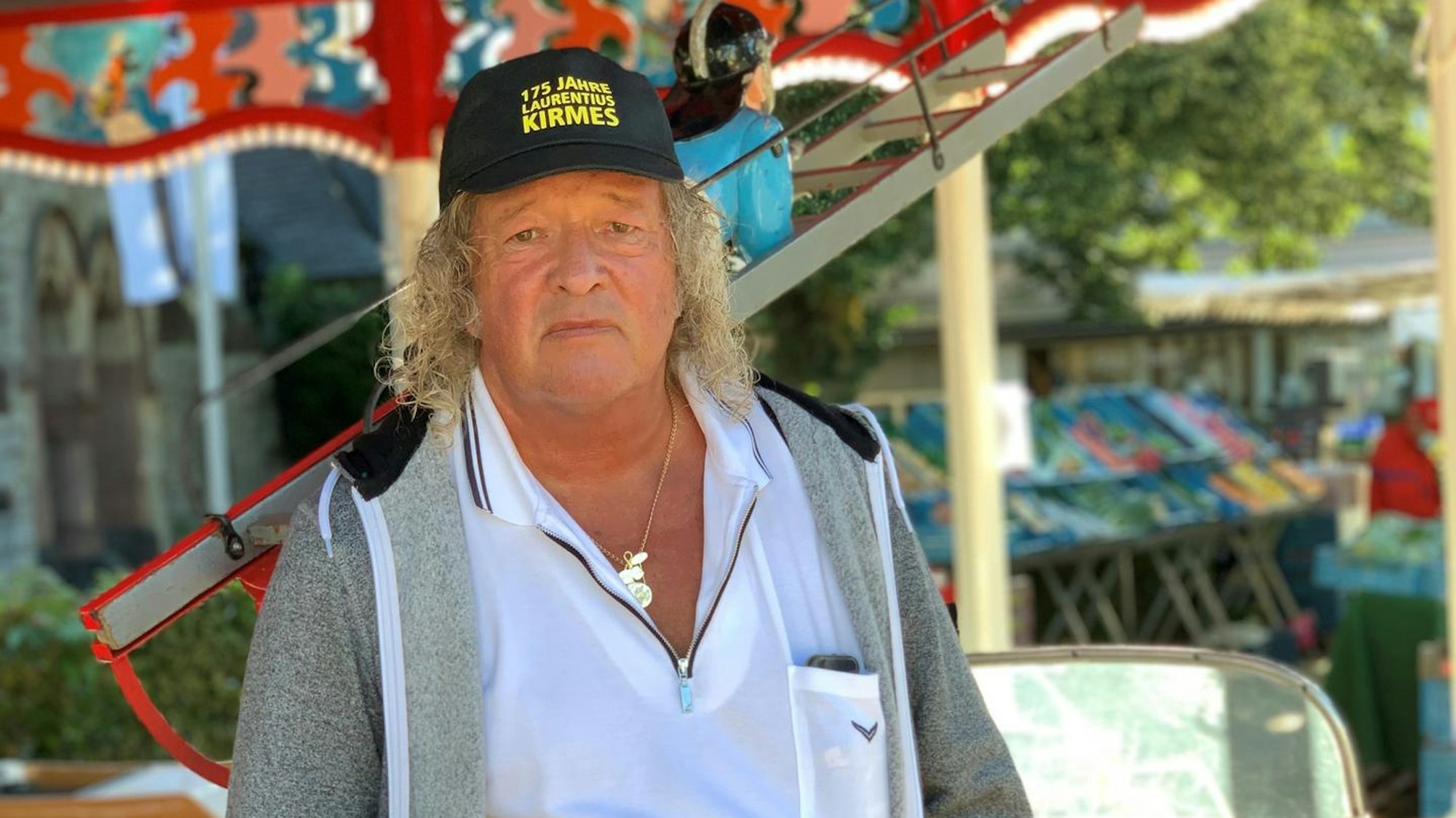 Burkhardt Unrau ist Organisator der Kirmes in Bergisch Gladbach.