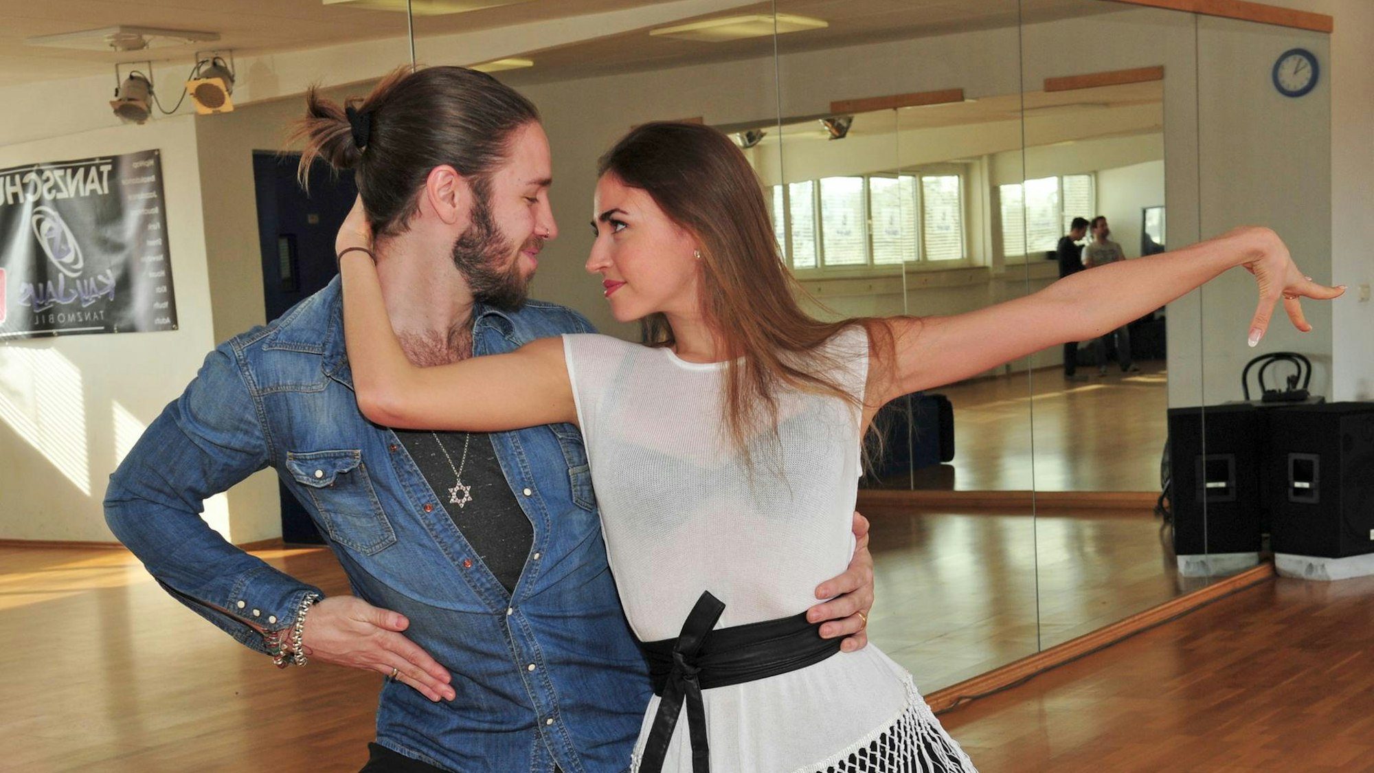 Ekaterina Leonova und Gil Ofarim beim Training für die RTL-Show „Let's Dance“ 2017. Das Foto hatte „Ekat“, wie sie gern genannt wird, auf ihrem Instagram-Account gepostet.