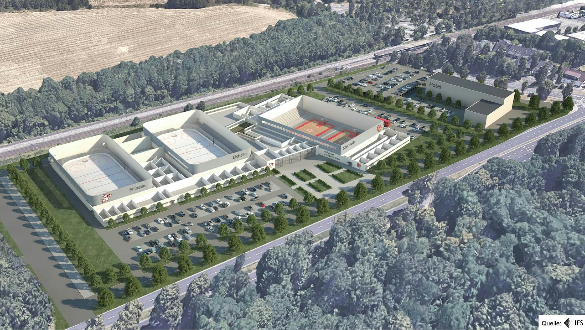 Neue Halle Kölner Haie