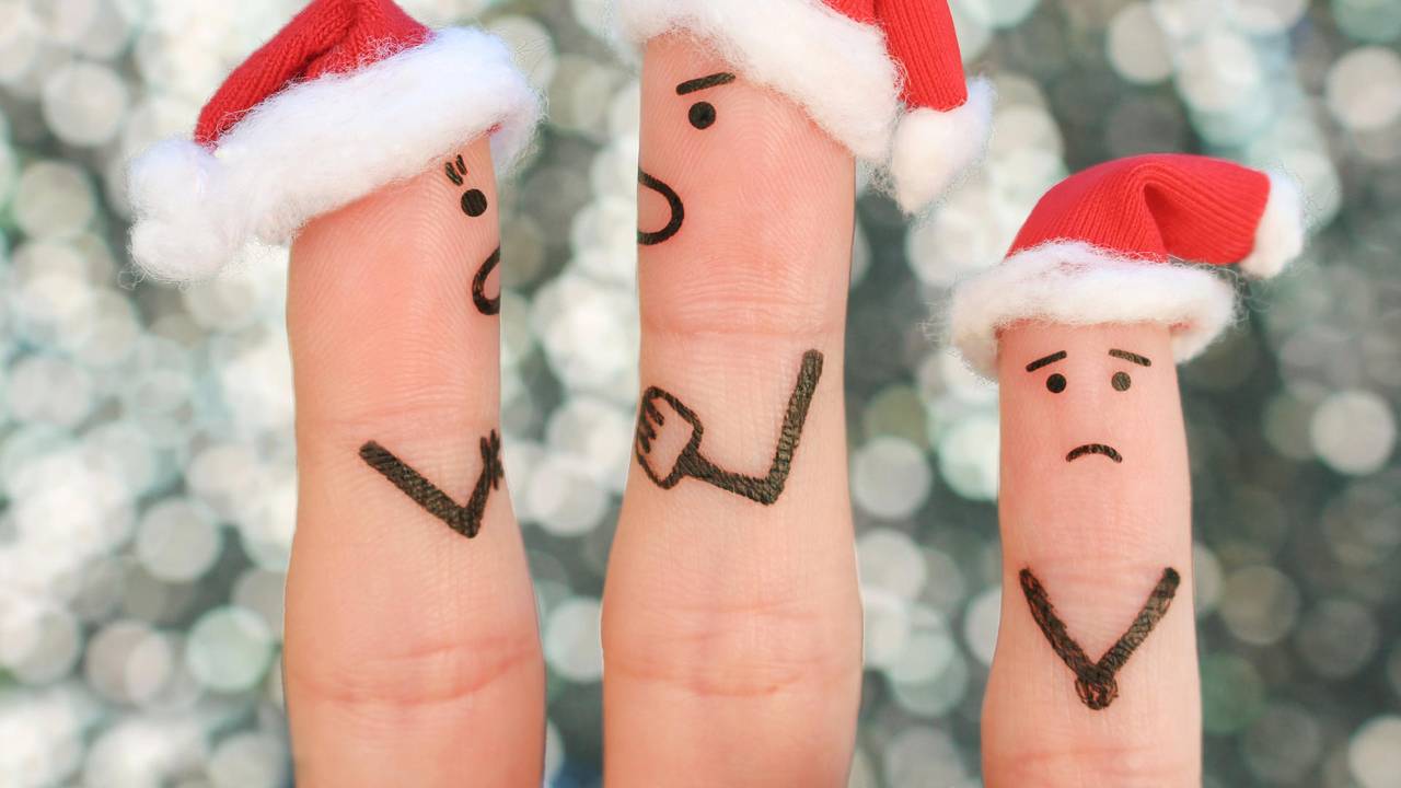 Alles soll harmonisch sein, doch oft brechen gerade an Weihnachten alte Konflikte wieder auf.