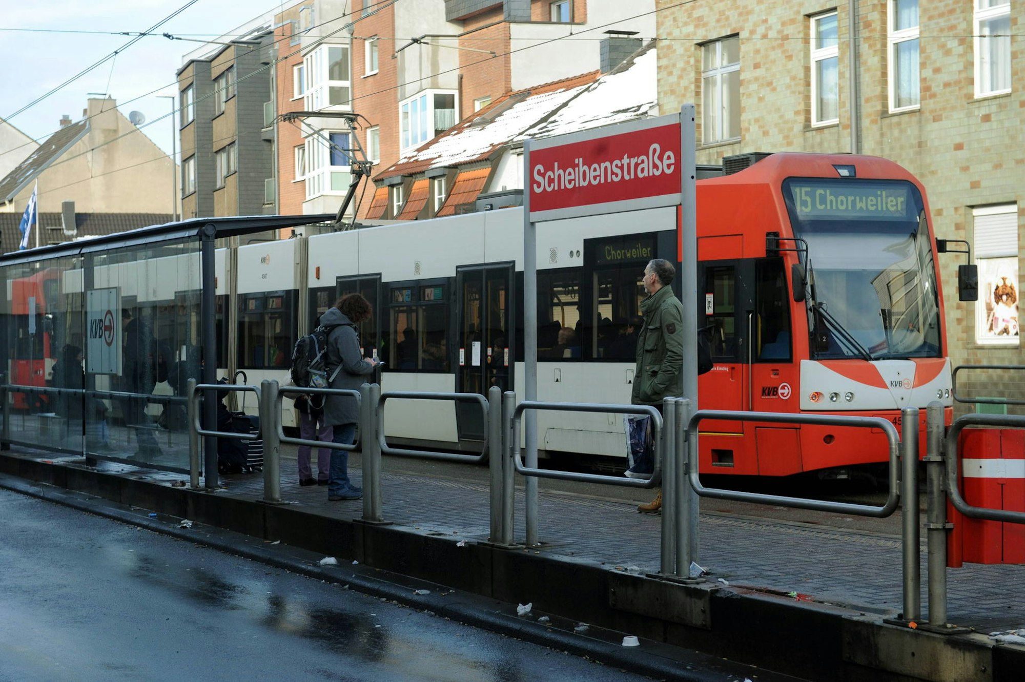 KVB Haltestelle Scheibenstraße