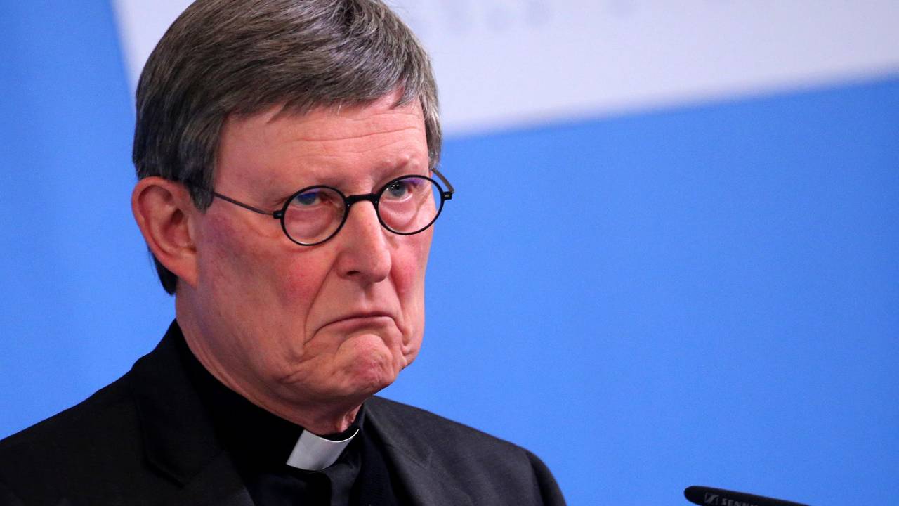 Kardinal Rainer Maria Woelki am 23.03.2021 bei einer Pressekonferenz