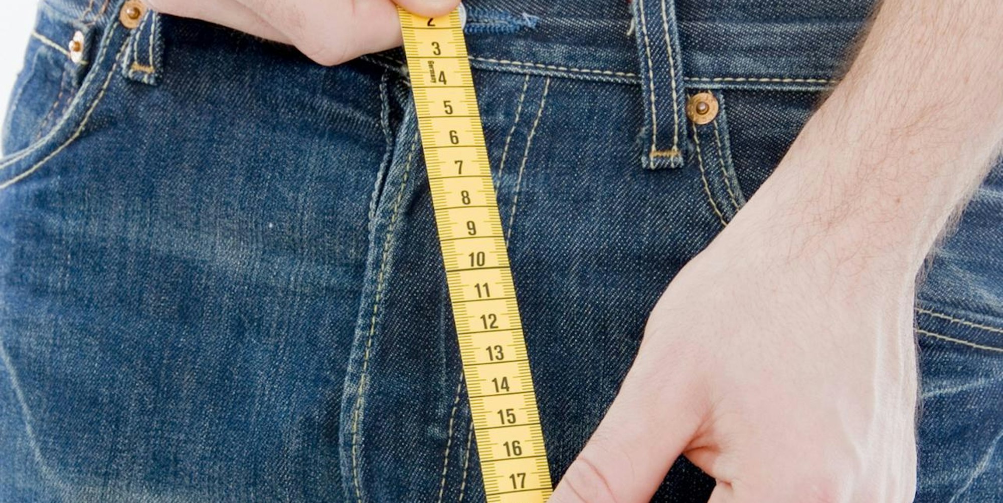 Penis-Maßband-Symbolbild