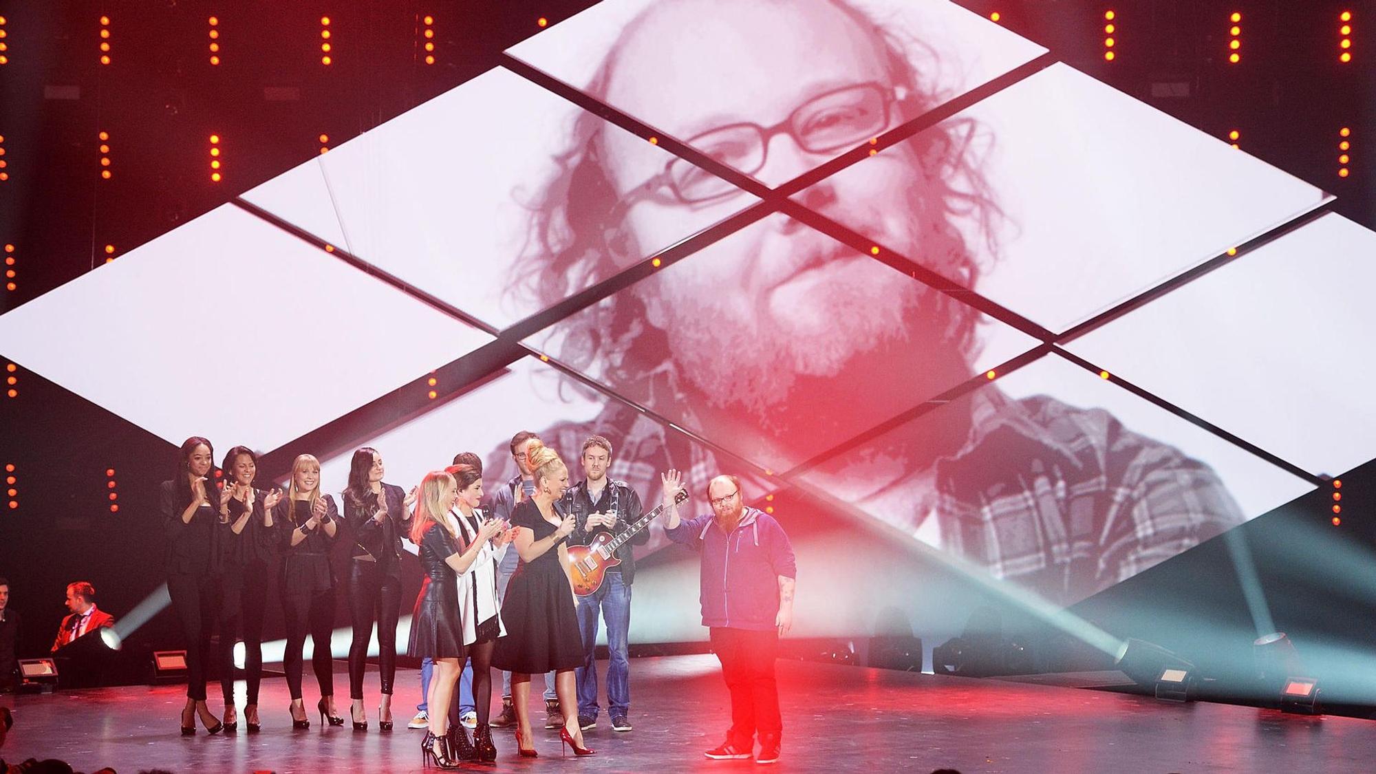 Andreas Kümmert, steht beim ESC auf der Bühne.