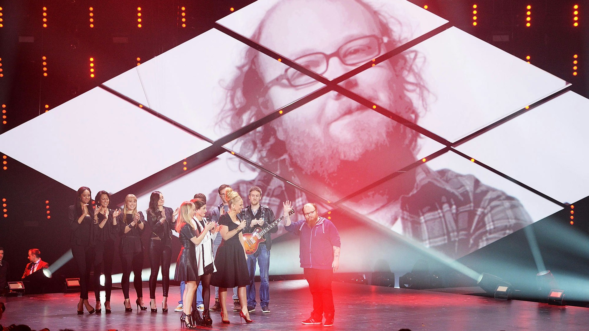 Andreas Kümmert, steht beim ESC auf der Bühne.