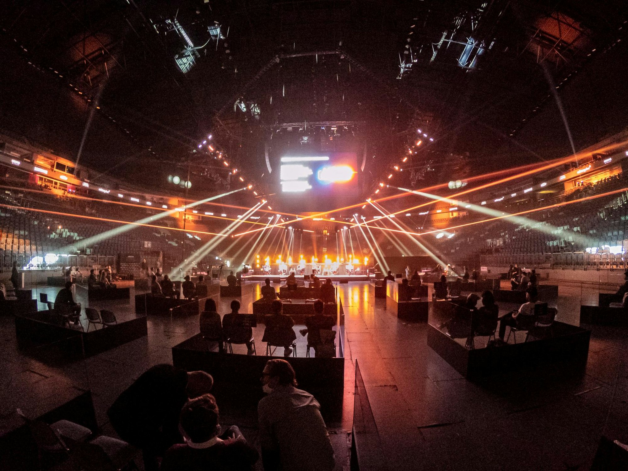 Ein Konzert mit reduzierter Besucheranzahl in der Lanxess-Arena