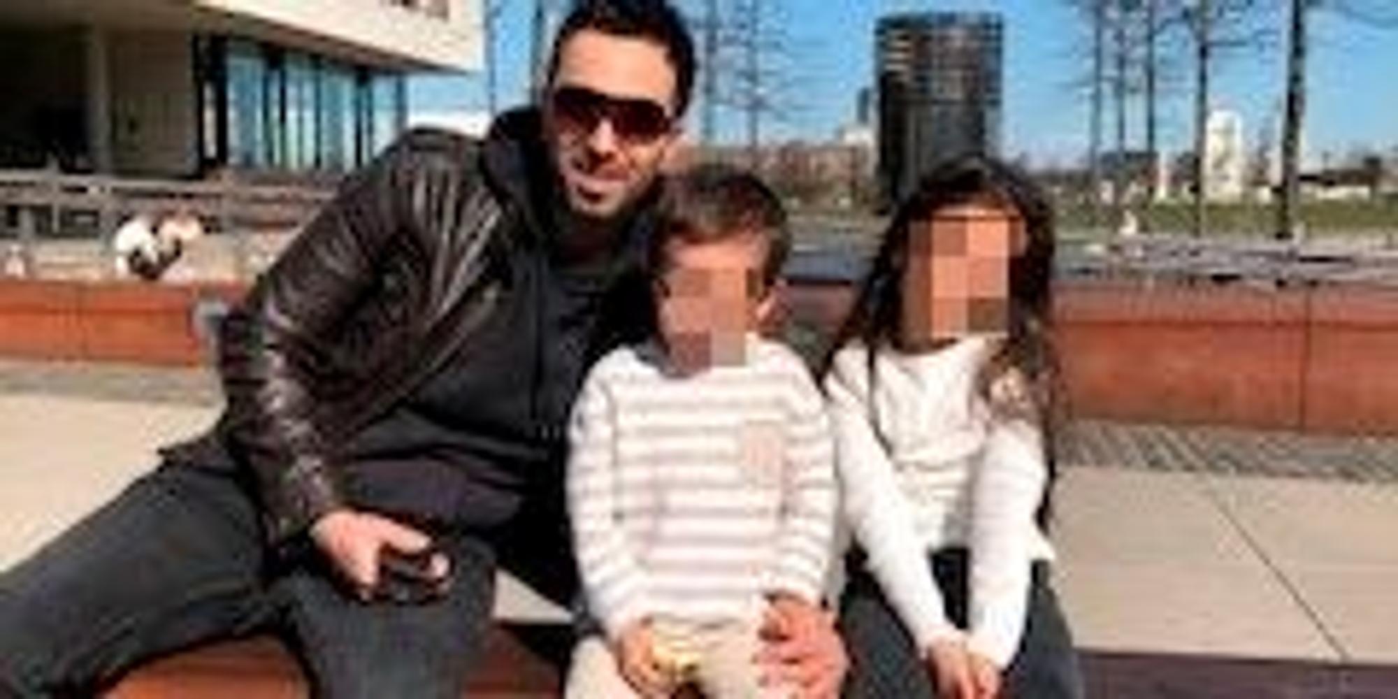 Özkan mit Mert-Ali und Derin - gepixelt