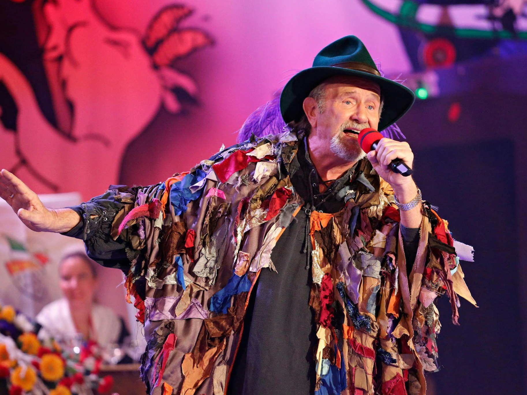 Et Rumpelstilzje Fritz Schopps bei einem Auftritt im Kölner Karneval.