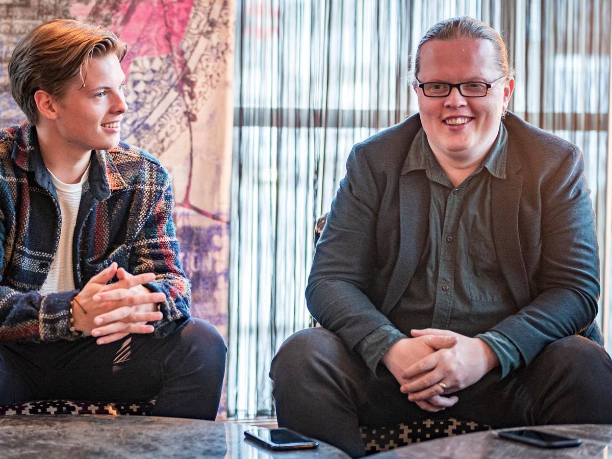 Angelo Kelly (r.) und sein Sohn Gabriel beim EXPRESS-Interview im September 2020