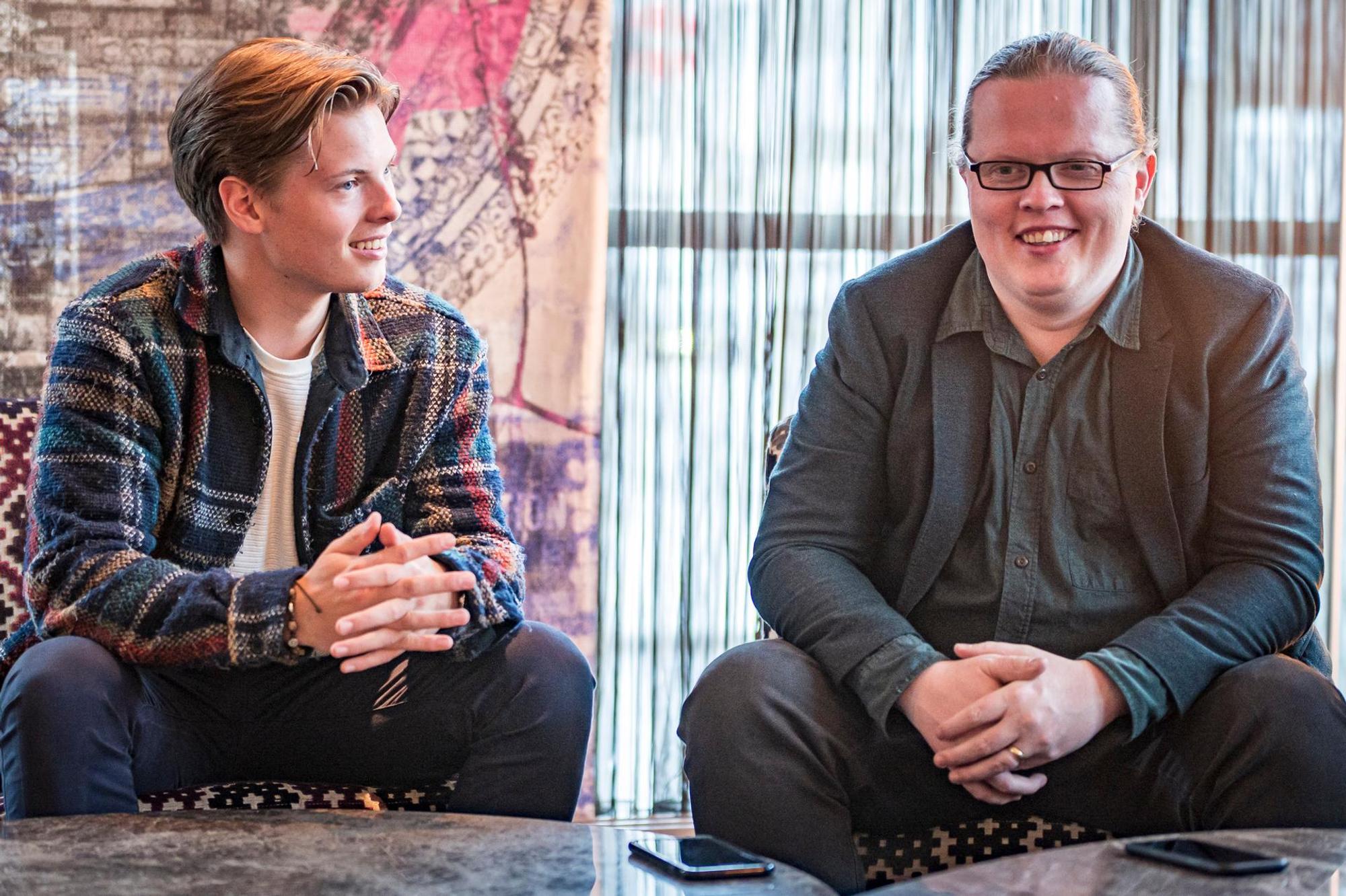 Angelo Kelly (r.) und sein Sohn Gabriel beim EXPRESS-Interview im September 2020