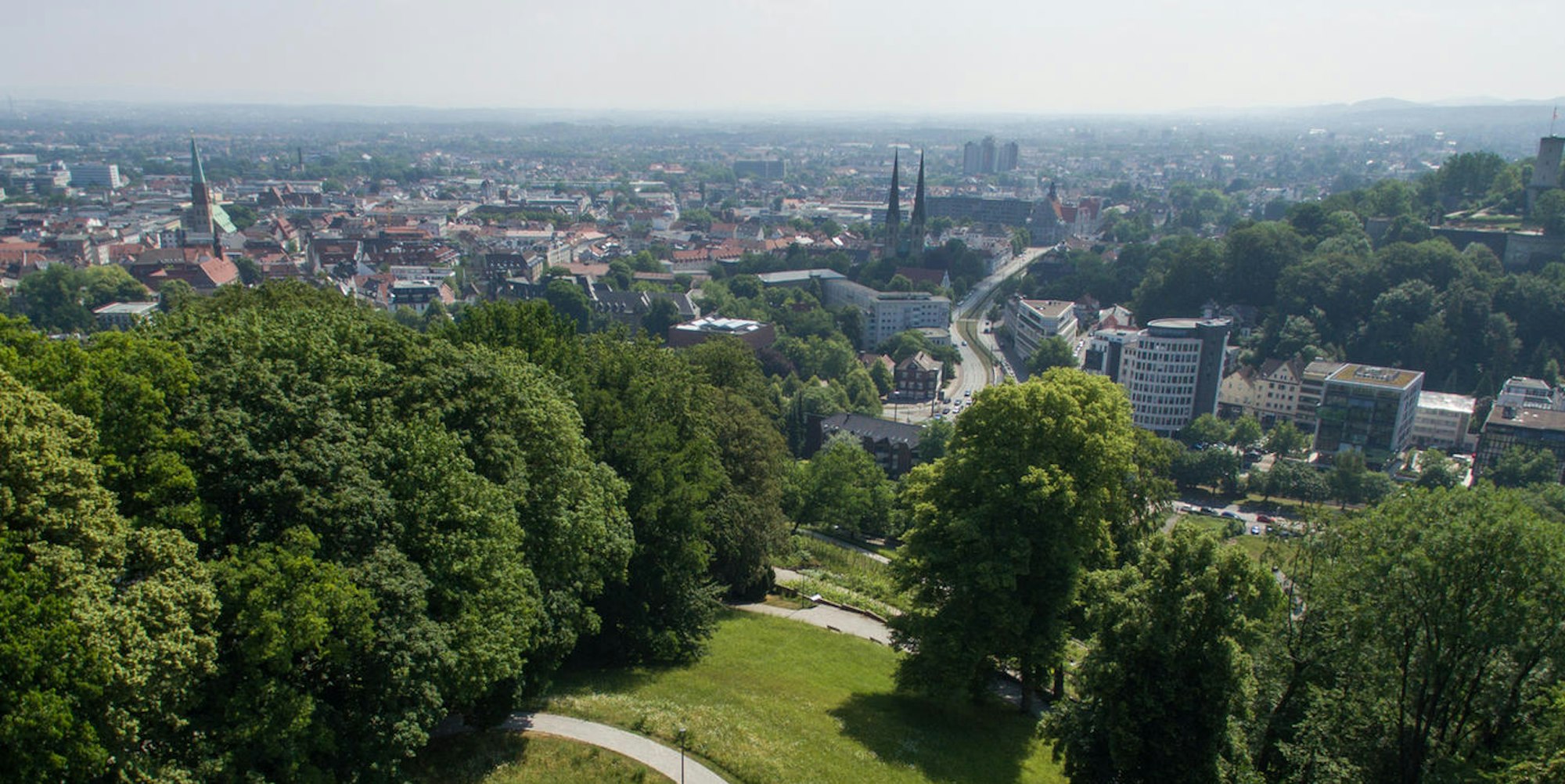 bielefeld stadt weit