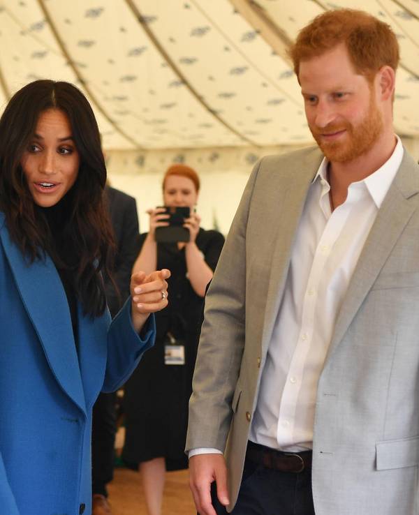 Doria Ragland mit ihrer Tochter Meghan und Prinz Harry.