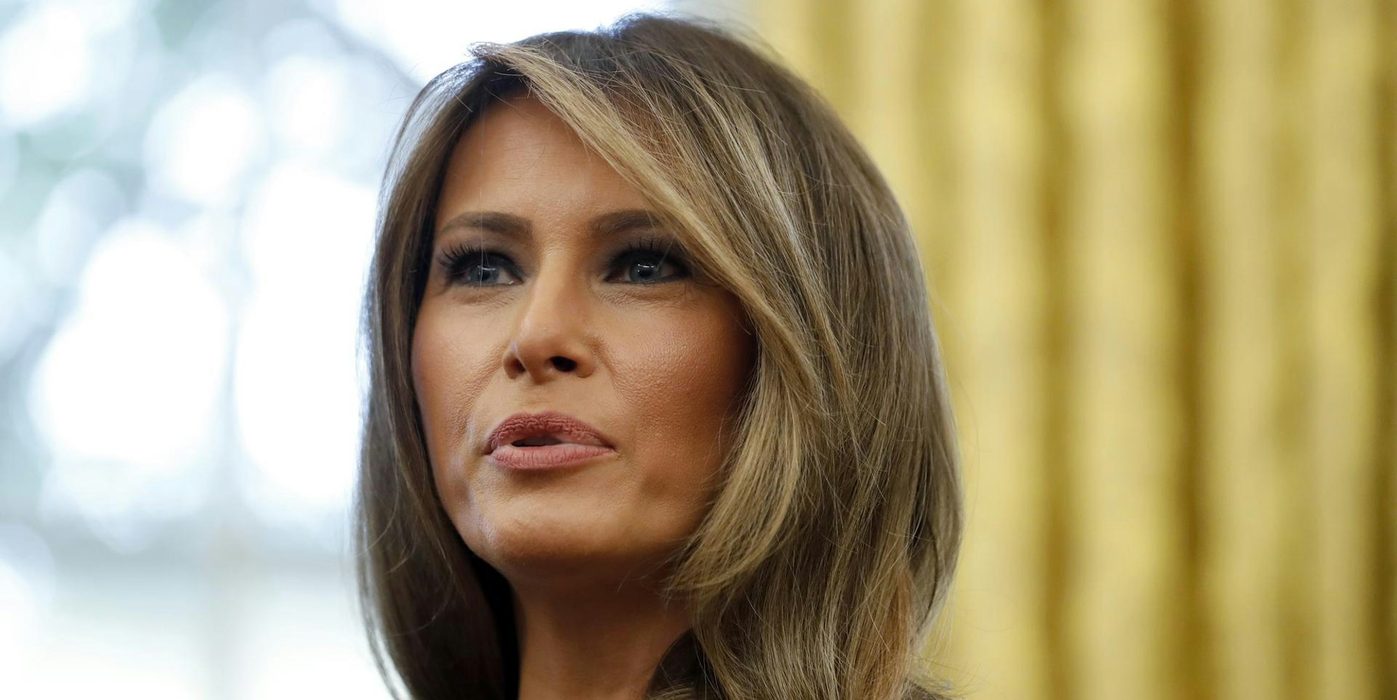 melania trump oval office