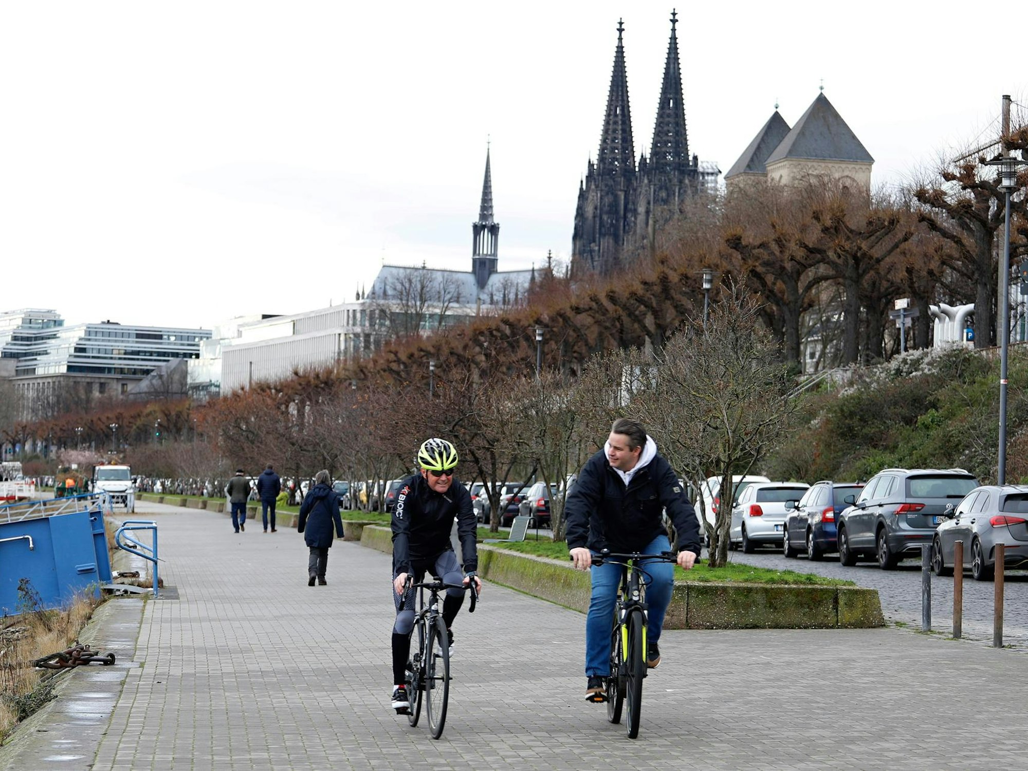 Ex-Prinz Christian Krath vor dem Dom-Panorama.