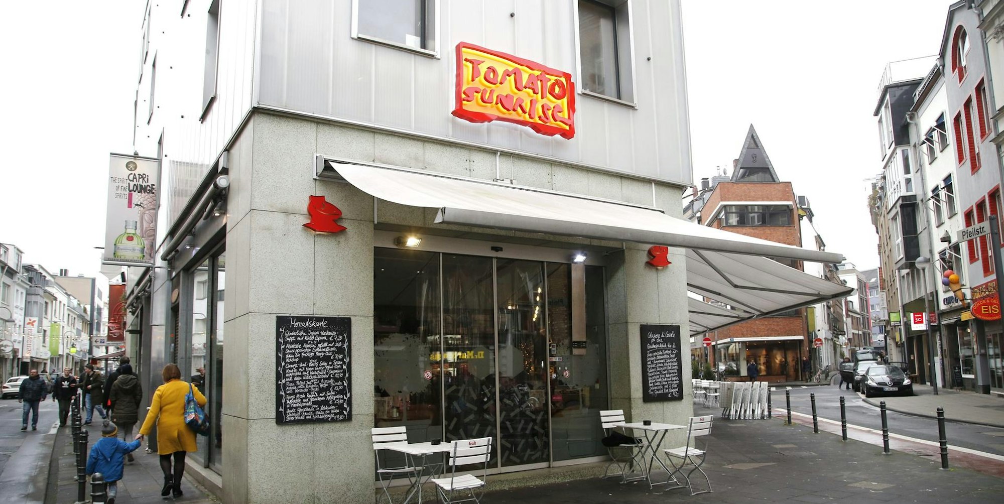 Das ehemalige „Tomato Sunrise“ an der Ehrenstraße