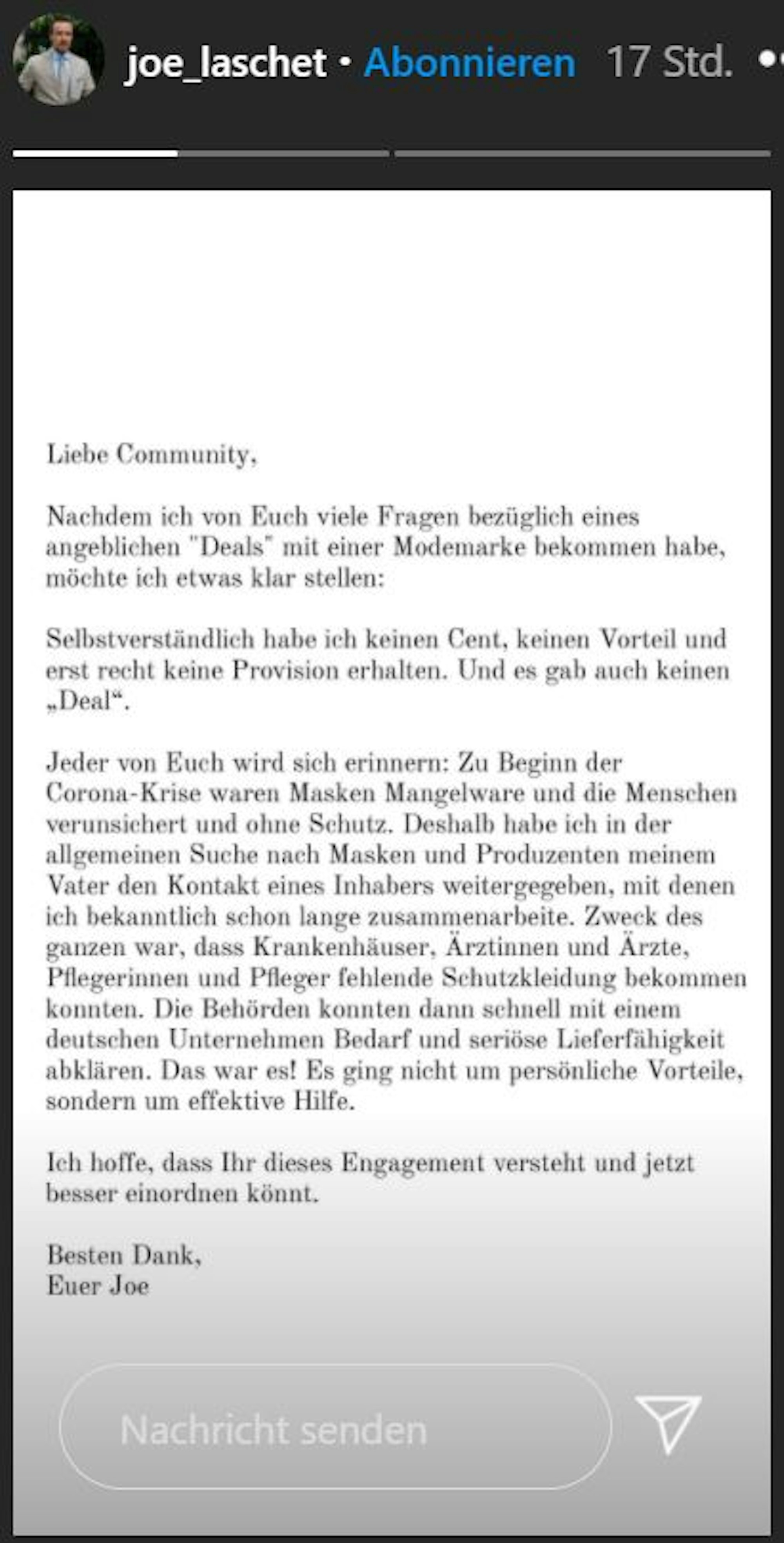 Statement_insta_Joe_Laschet
