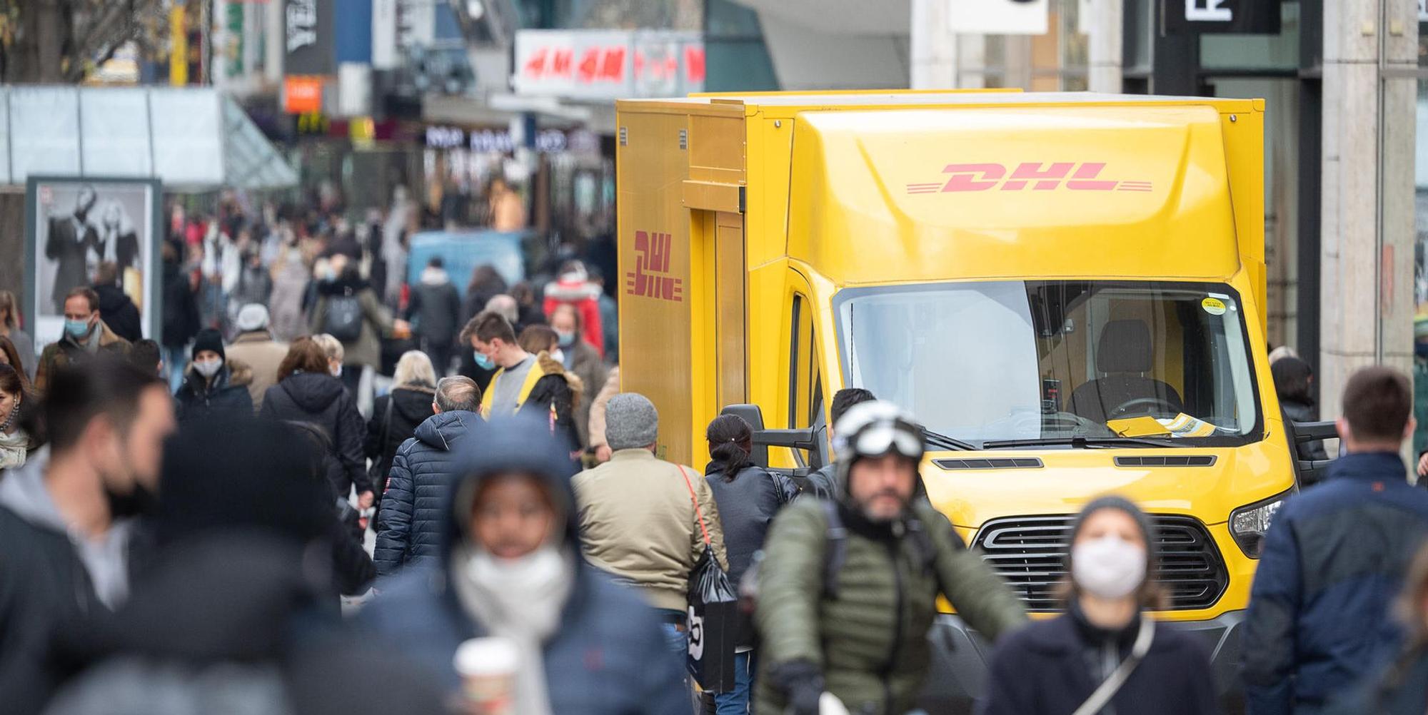 dhl lieferwagen