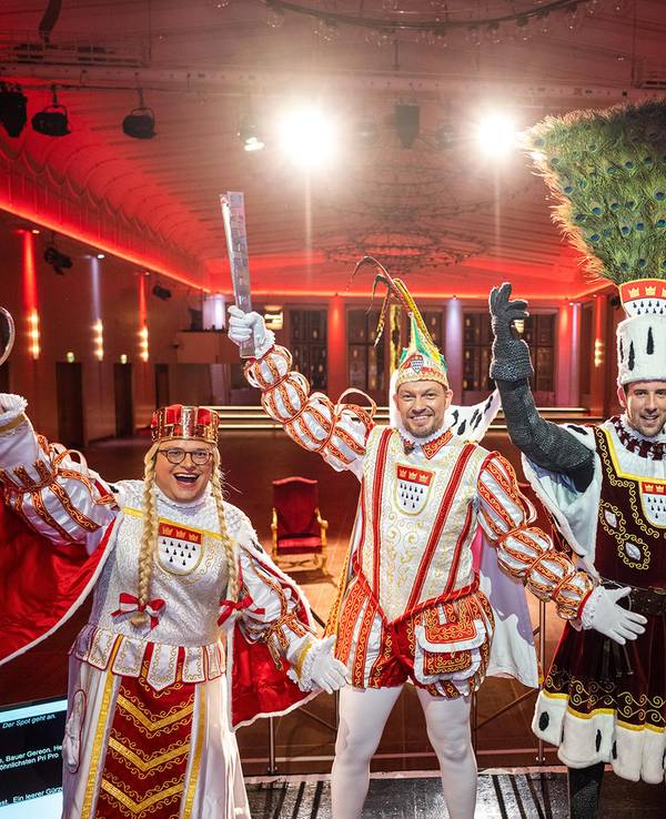 Das Dreigestirn im Gürzenich
