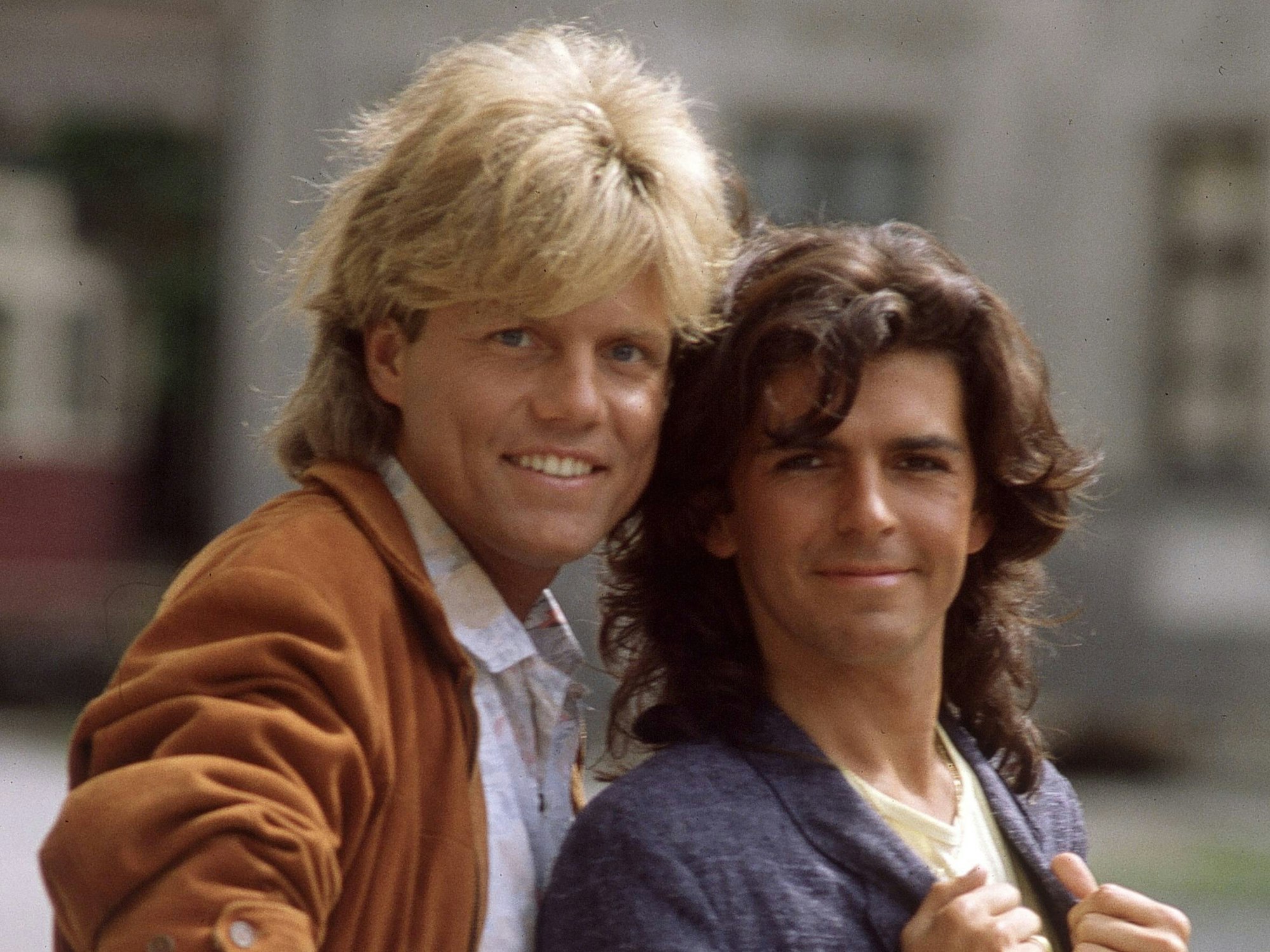 Thomas Anders und Dieter Bohlen in den 80er Jahren als Duo Modern Talking