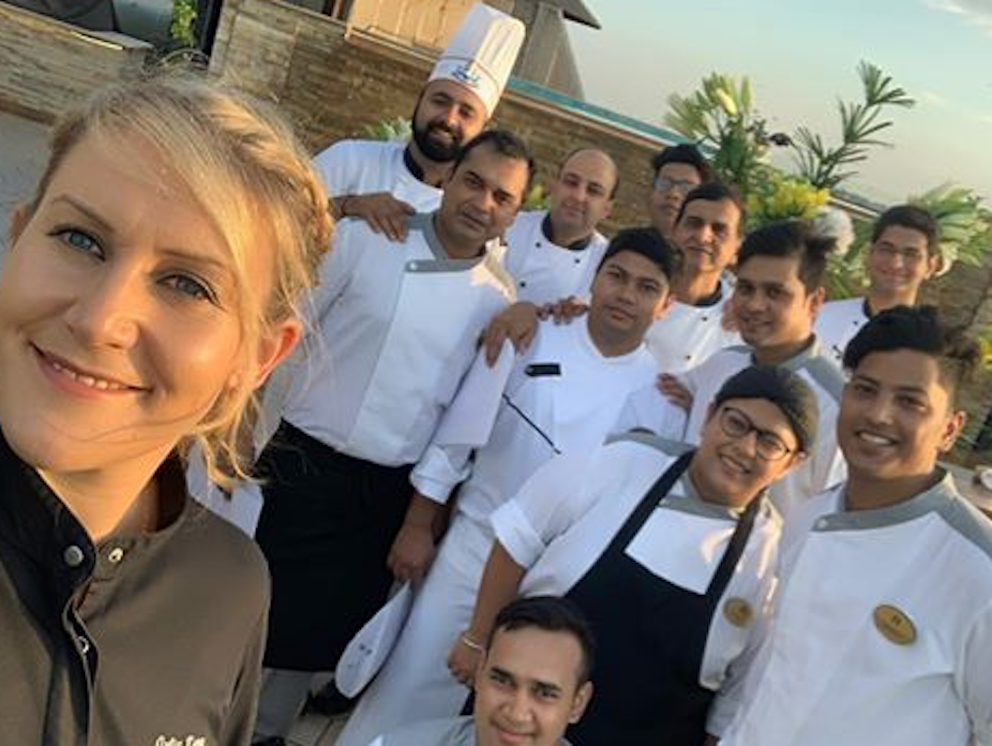 Julia Komp in Indien