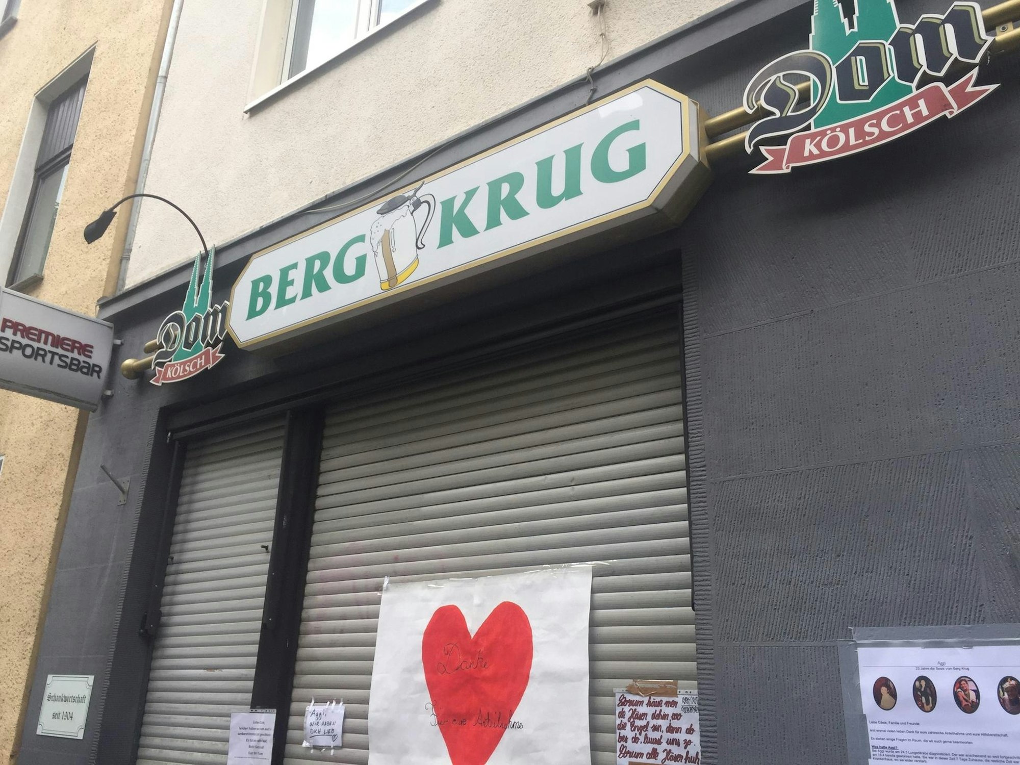 Berg Krug, eine Traditionskneipe. Eine Schanklizenz gibt es hier bereis seit 1904. In der heutigen Form besteht die Kneipe seit 1972.